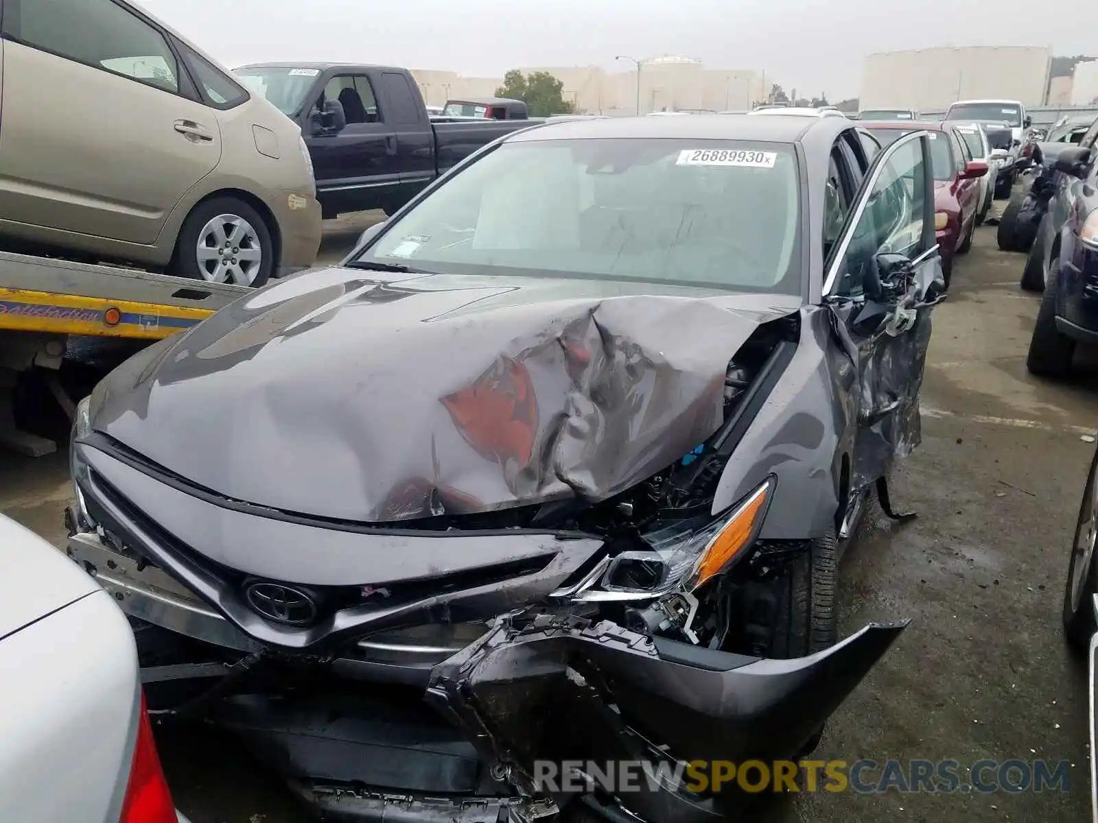 2 Photograph of a damaged car 4T1B11HK9KU697516 TOYOTA CAMRY 2019