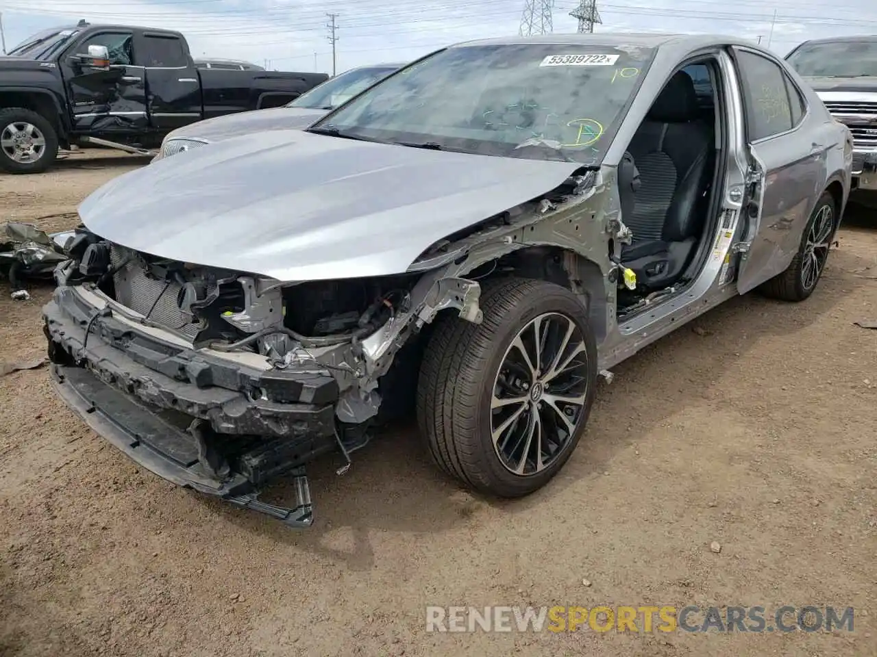 2 Photograph of a damaged car 4T1B11HK9KU698827 TOYOTA CAMRY 2019