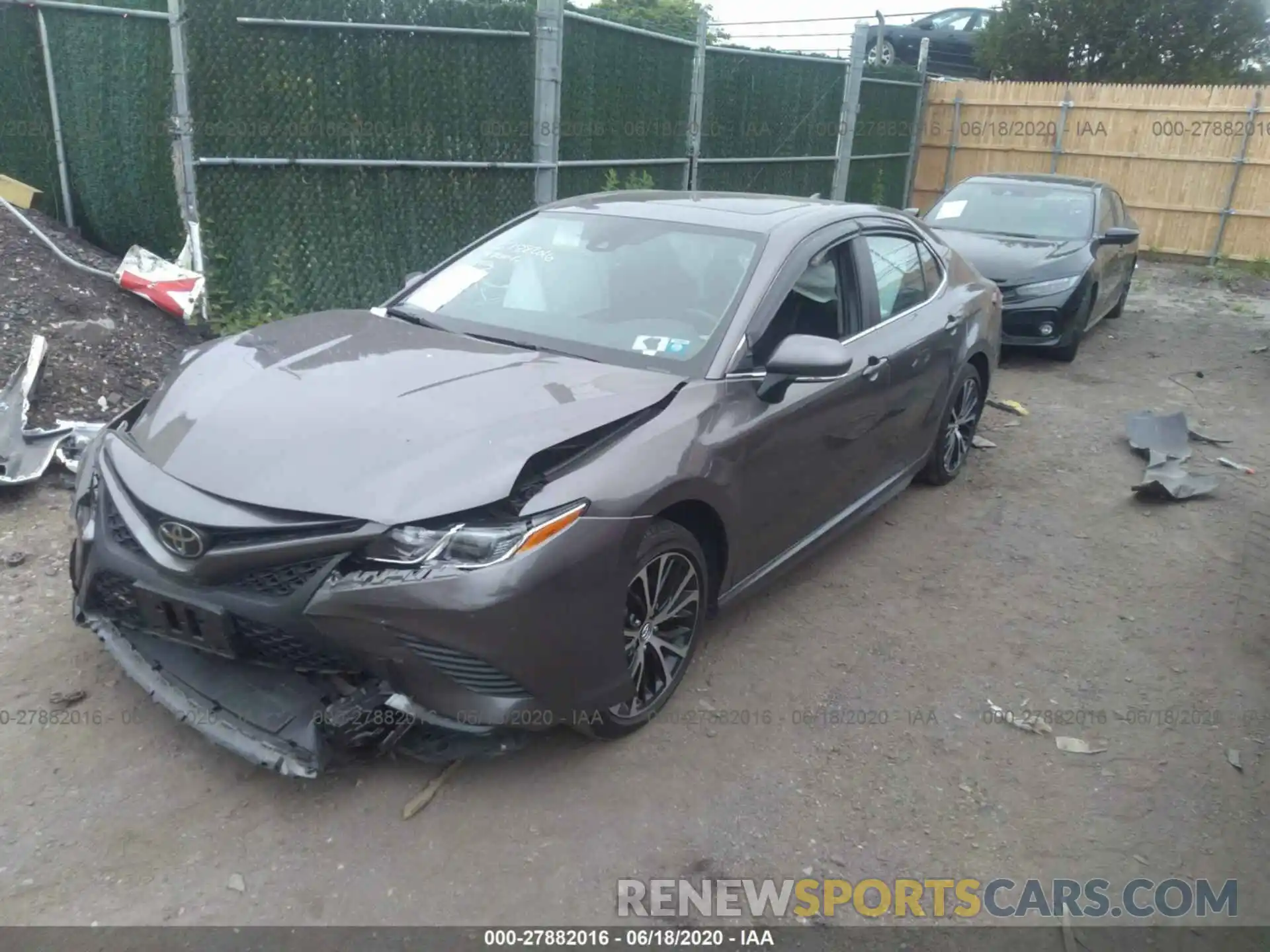 2 Photograph of a damaged car 4T1B11HK9KU699332 TOYOTA CAMRY 2019