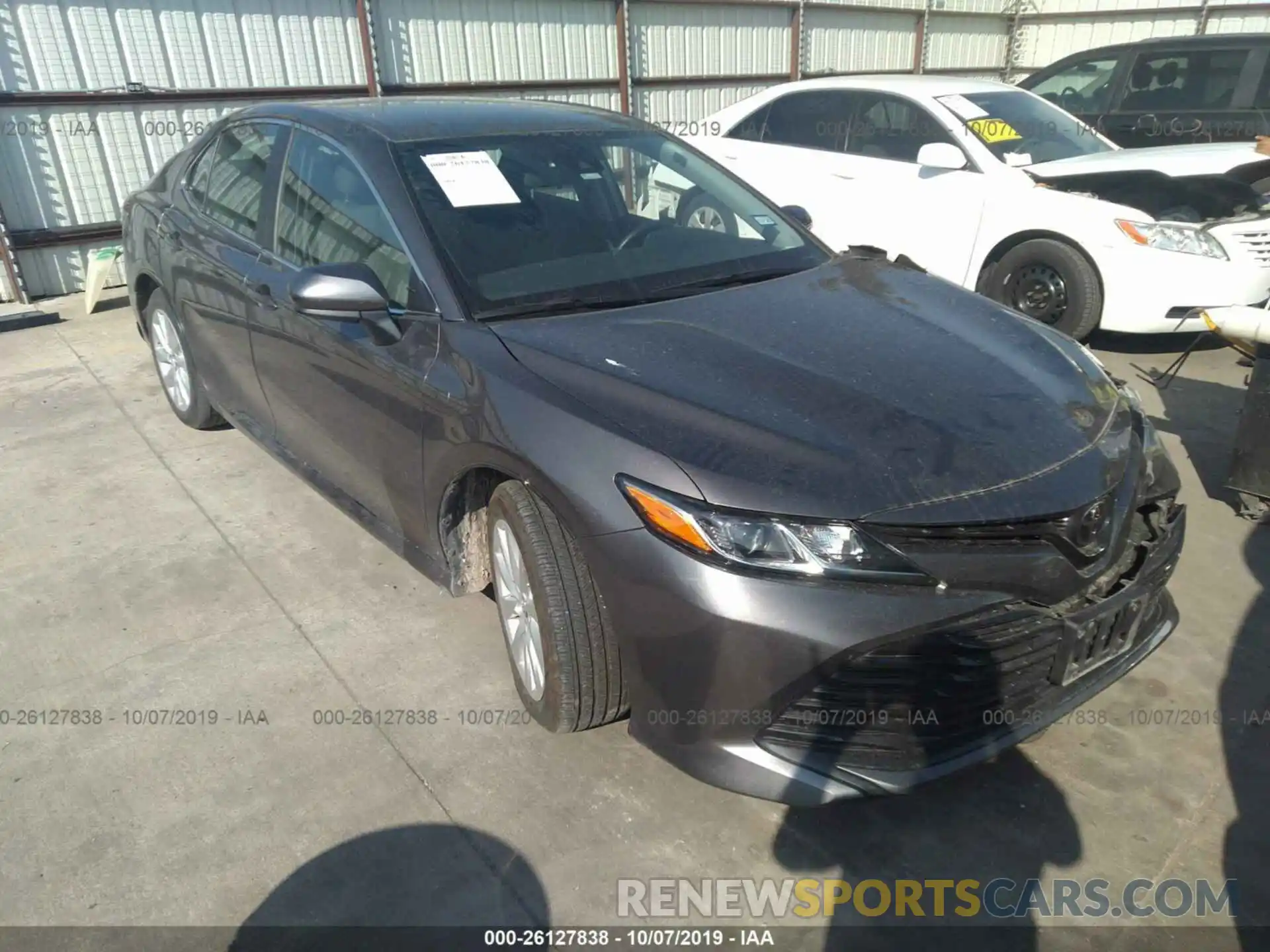 1 Photograph of a damaged car 4T1B11HK9KU700561 TOYOTA CAMRY 2019