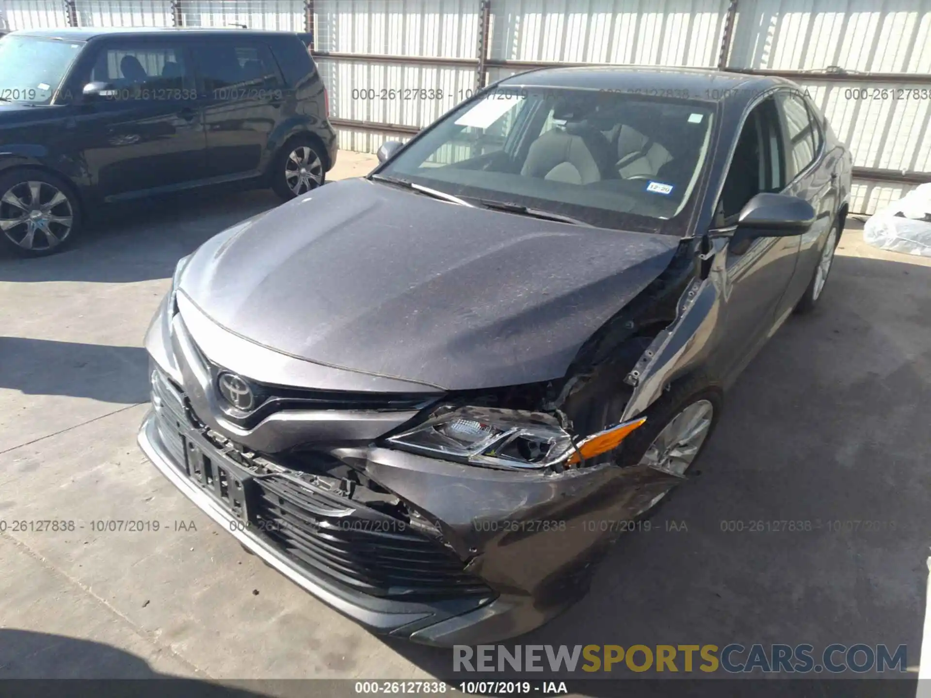 2 Photograph of a damaged car 4T1B11HK9KU700561 TOYOTA CAMRY 2019