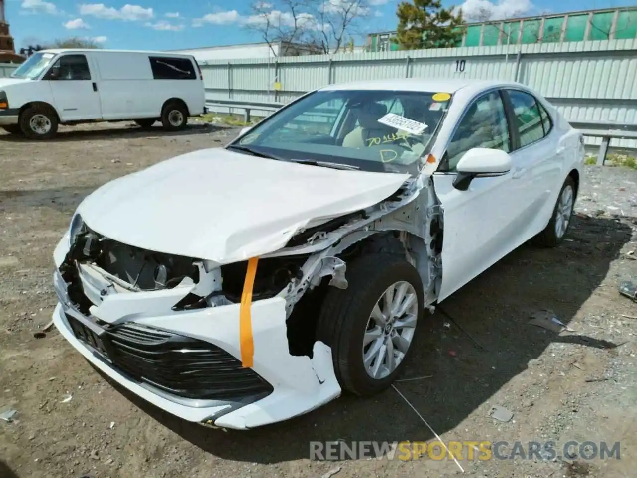 2 Photograph of a damaged car 4T1B11HK9KU701418 TOYOTA CAMRY 2019