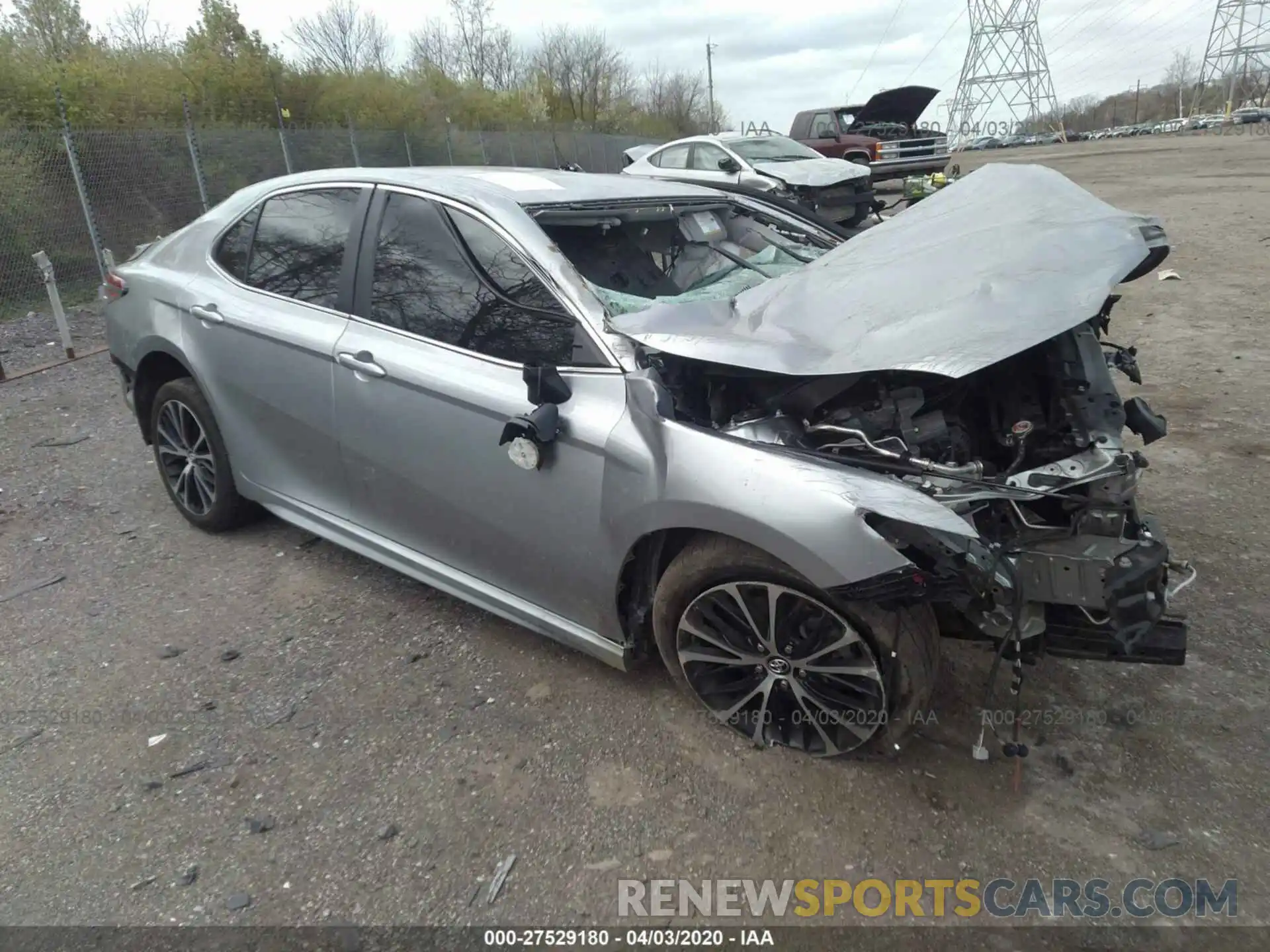 1 Photograph of a damaged car 4T1B11HK9KU701595 TOYOTA CAMRY 2019