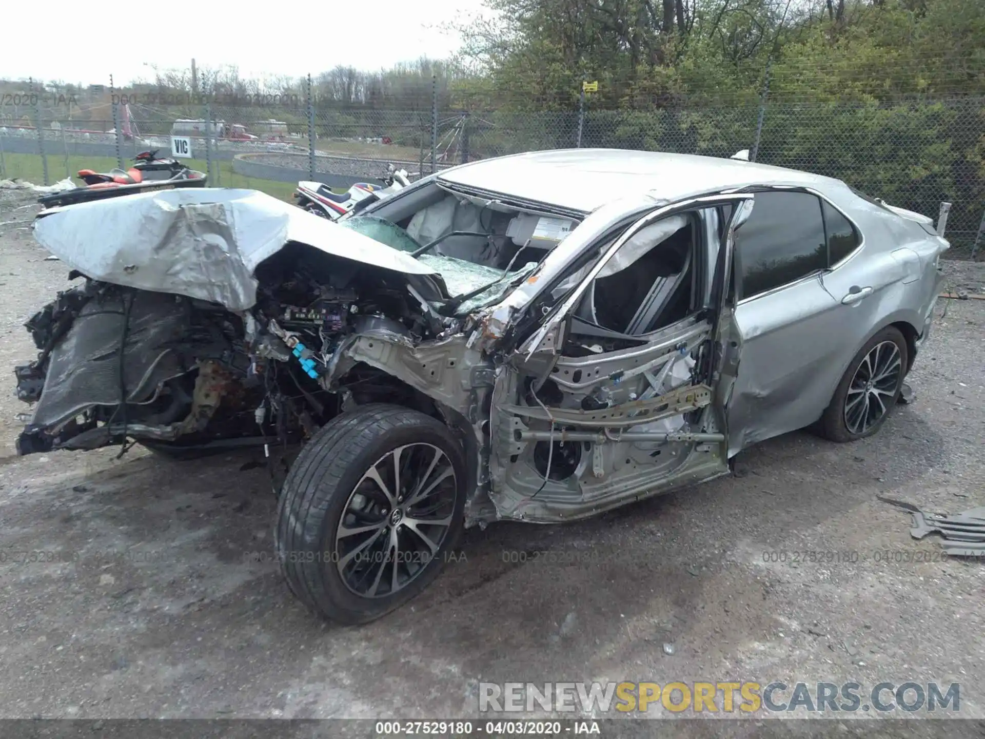 2 Photograph of a damaged car 4T1B11HK9KU701595 TOYOTA CAMRY 2019