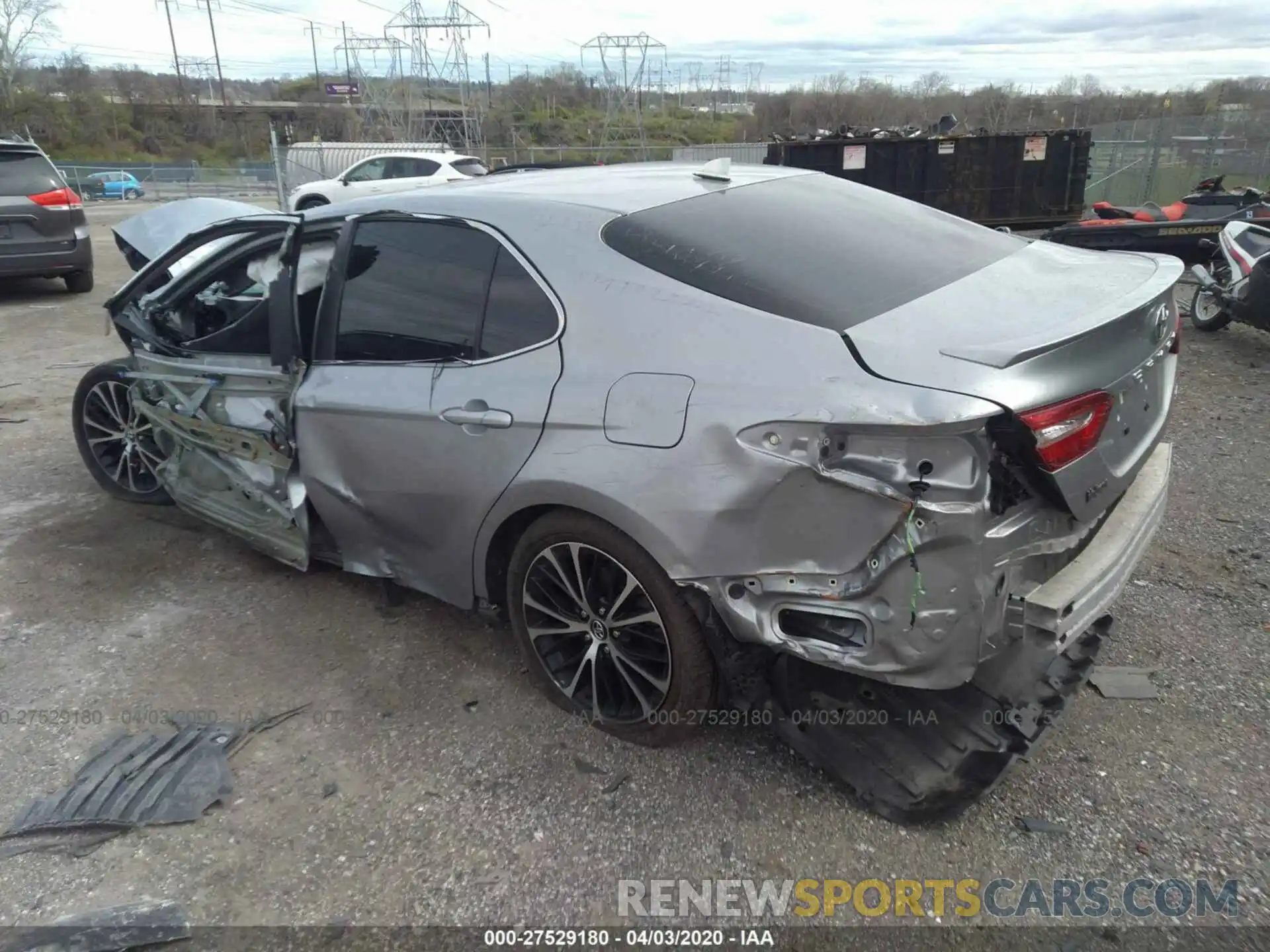 3 Photograph of a damaged car 4T1B11HK9KU701595 TOYOTA CAMRY 2019