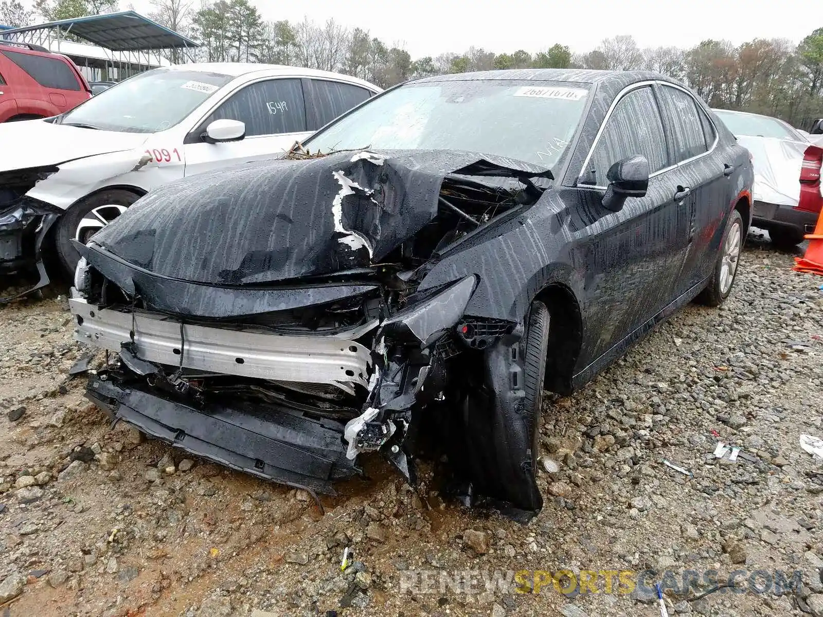 2 Photograph of a damaged car 4T1B11HK9KU702407 TOYOTA CAMRY 2019