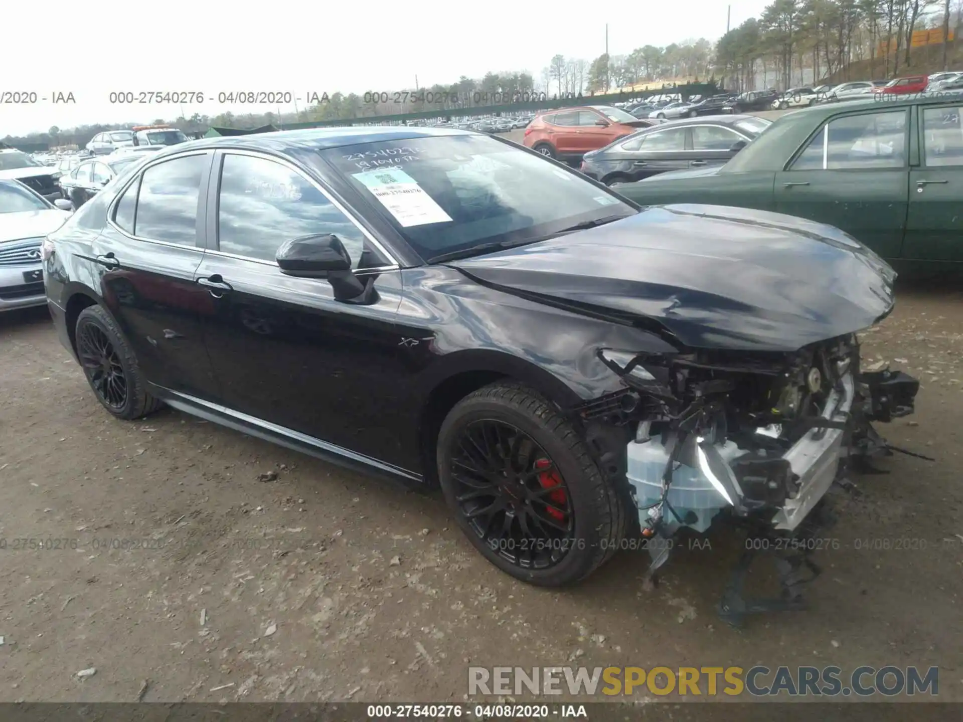 1 Photograph of a damaged car 4T1B11HK9KU703783 TOYOTA CAMRY 2019