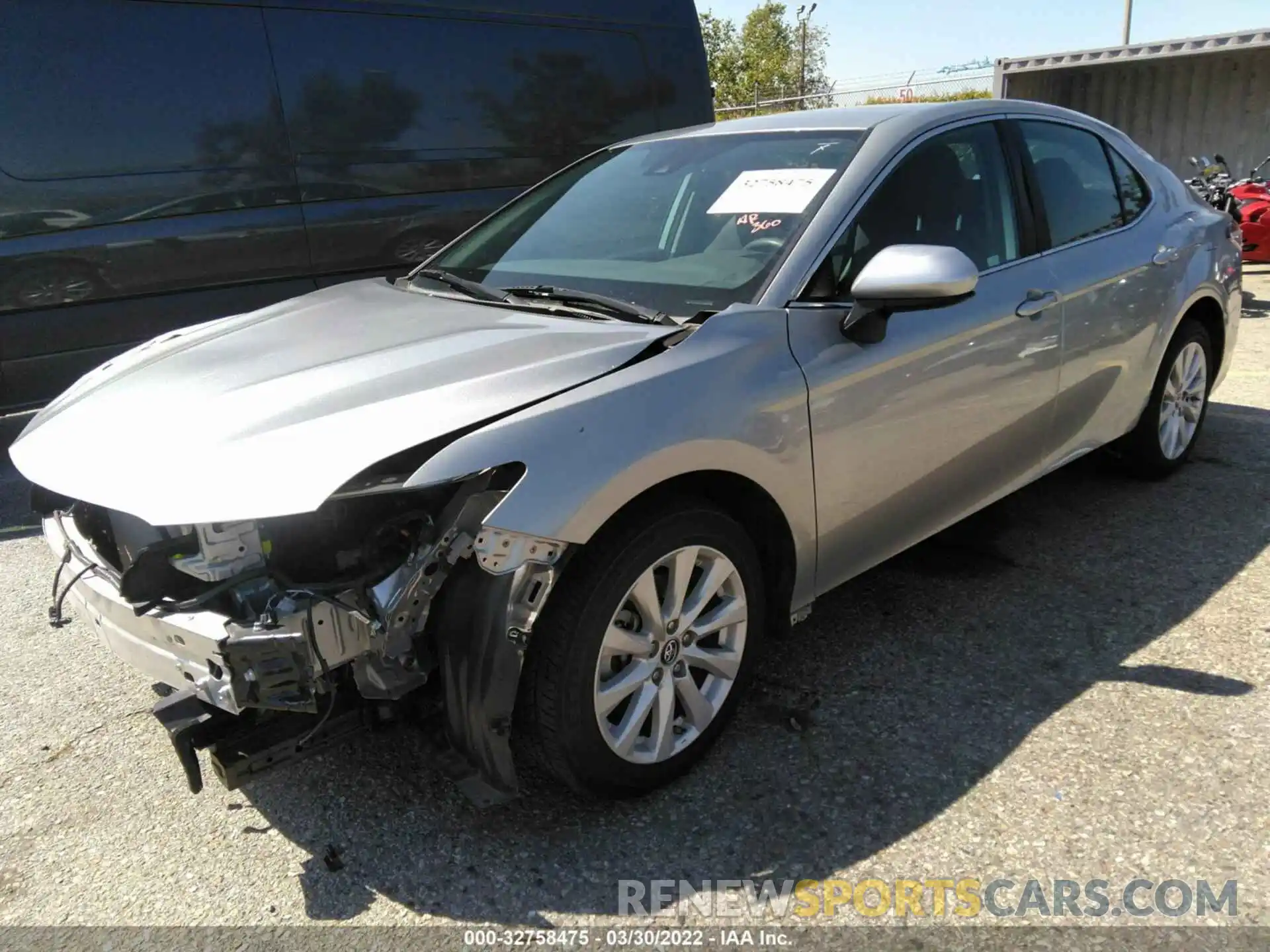 2 Photograph of a damaged car 4T1B11HK9KU706697 TOYOTA CAMRY 2019