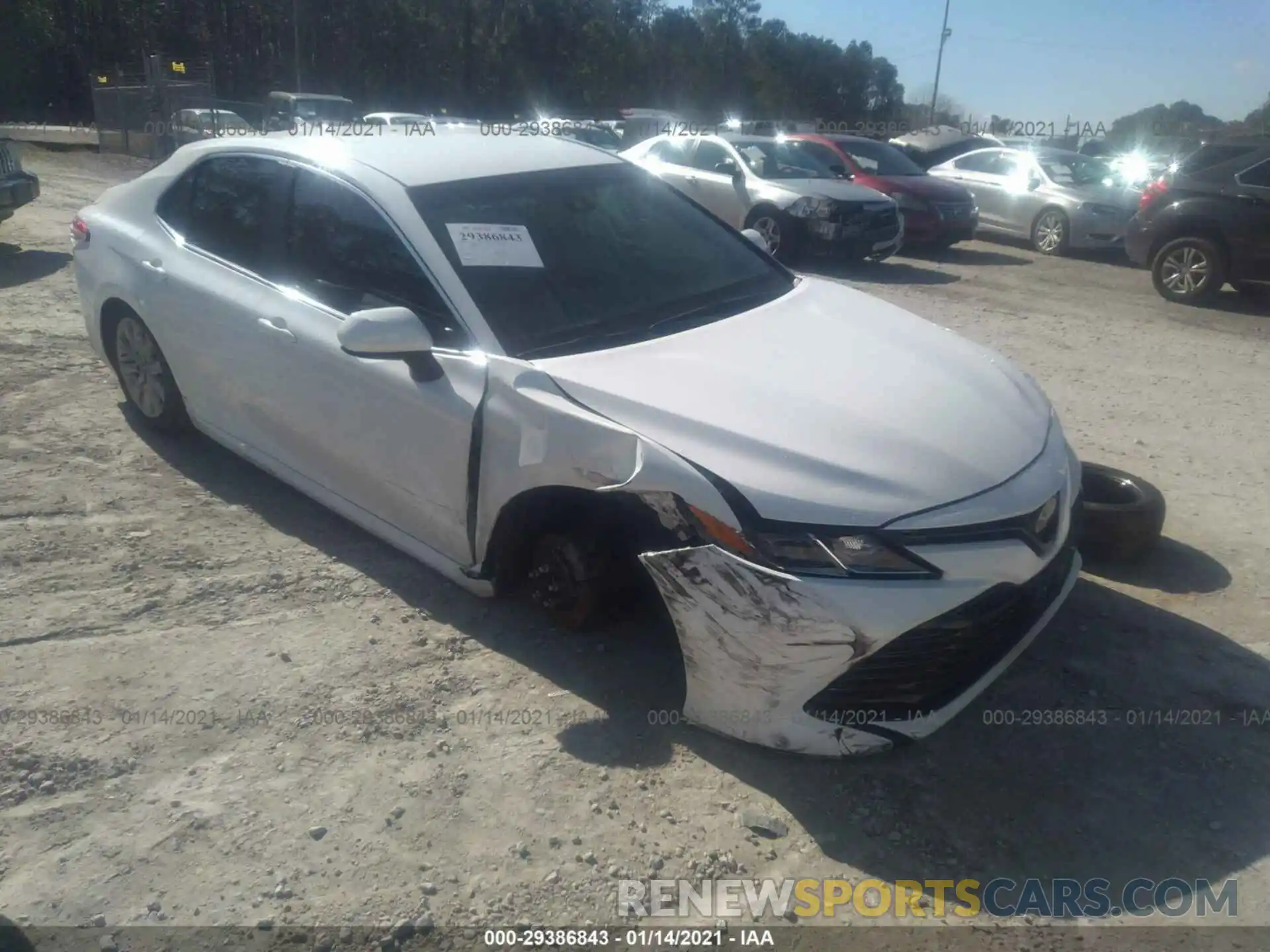 1 Photograph of a damaged car 4T1B11HK9KU707557 TOYOTA CAMRY 2019