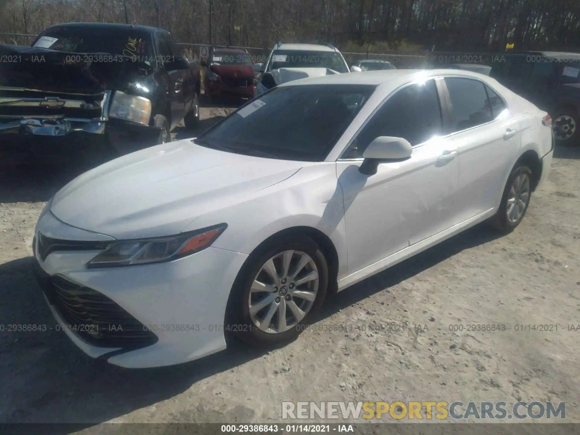 2 Photograph of a damaged car 4T1B11HK9KU707557 TOYOTA CAMRY 2019