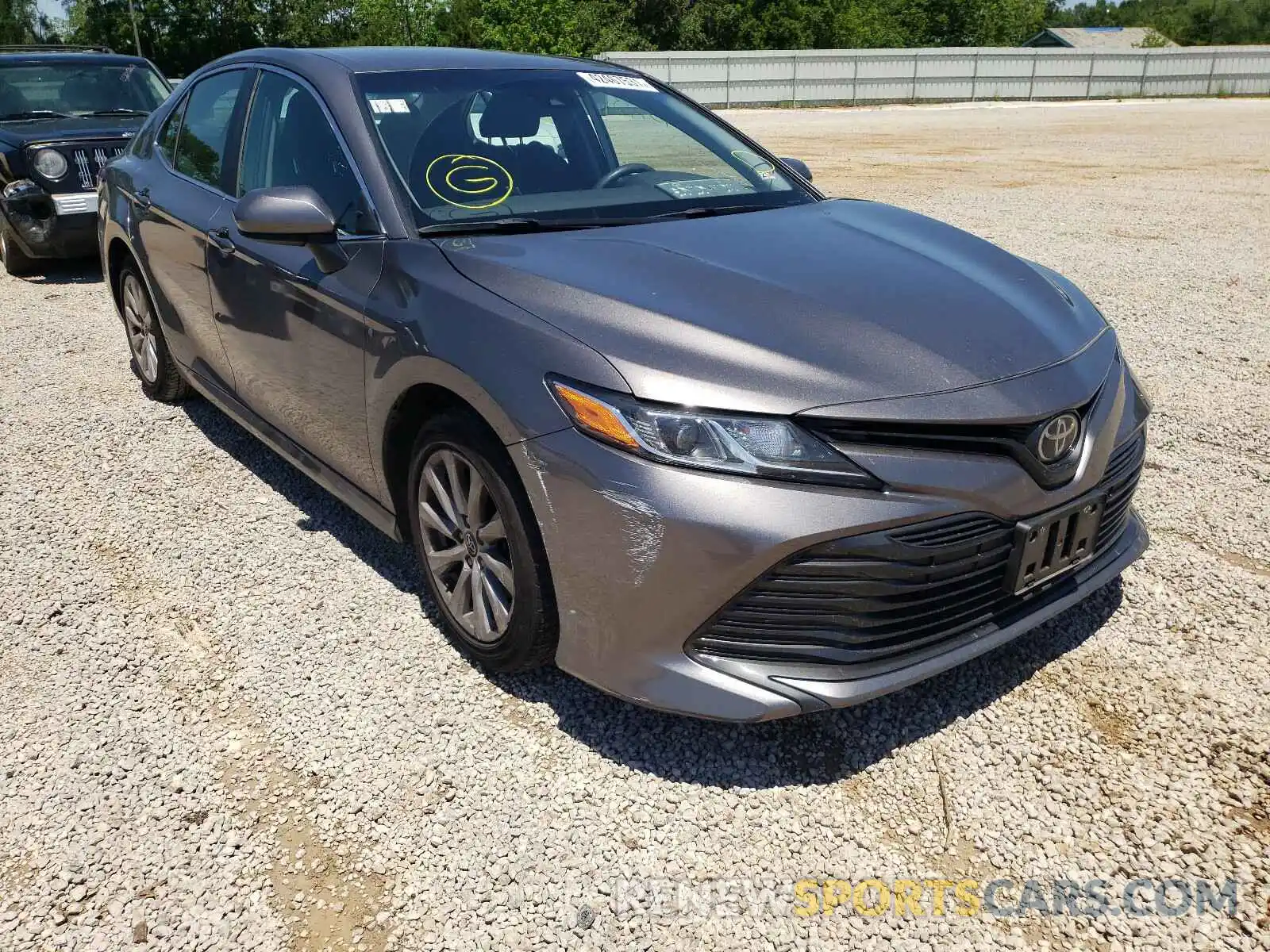 1 Photograph of a damaged car 4T1B11HK9KU710197 TOYOTA CAMRY 2019