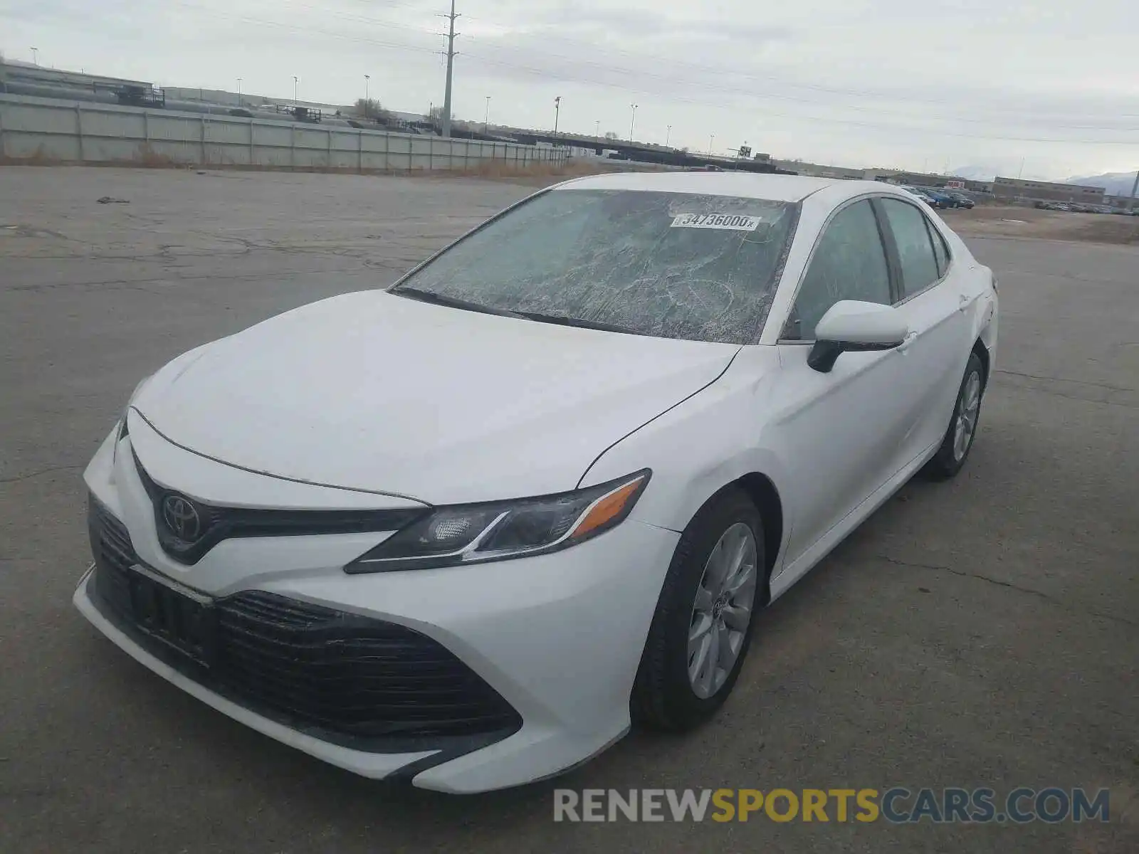 2 Photograph of a damaged car 4T1B11HK9KU712547 TOYOTA CAMRY 2019