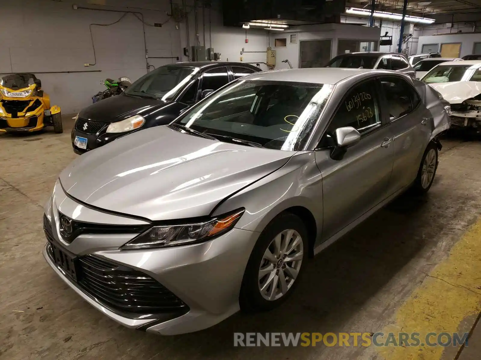 2 Photograph of a damaged car 4T1B11HK9KU713567 TOYOTA CAMRY 2019