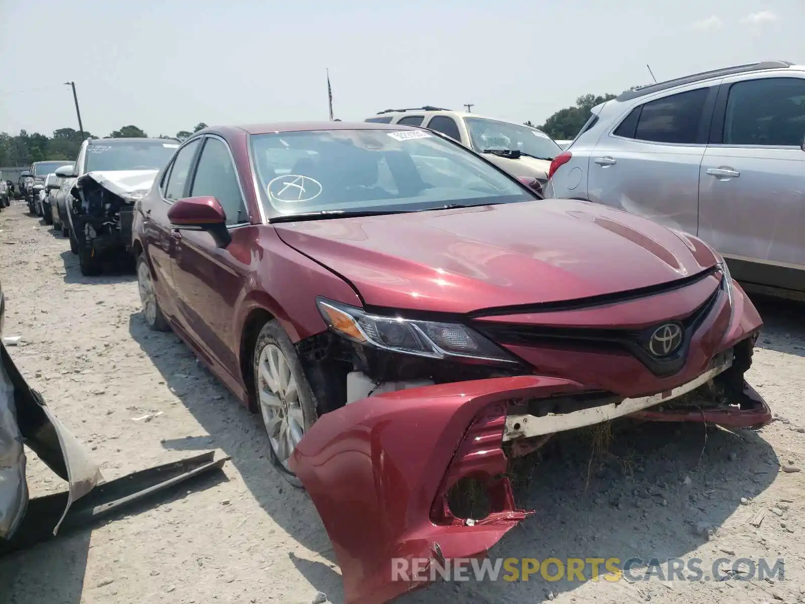 1 Photograph of a damaged car 4T1B11HK9KU716243 TOYOTA CAMRY 2019