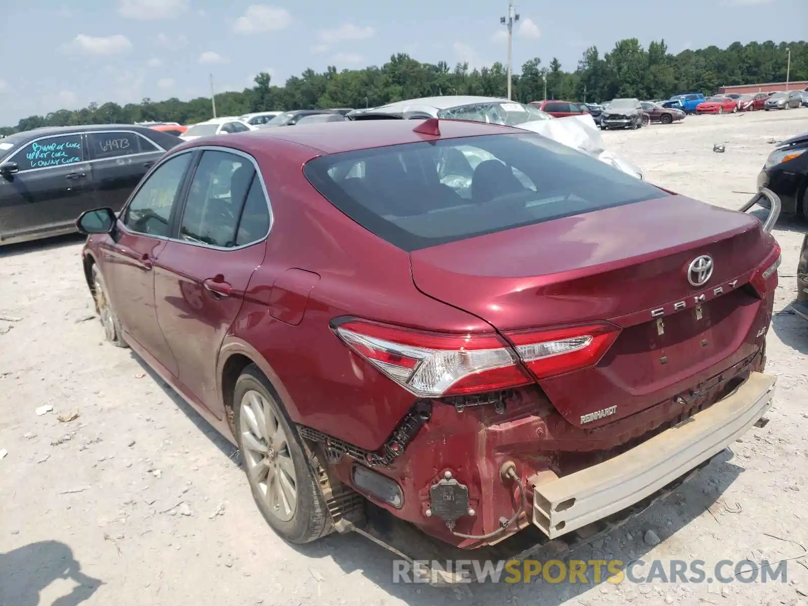 3 Photograph of a damaged car 4T1B11HK9KU716243 TOYOTA CAMRY 2019