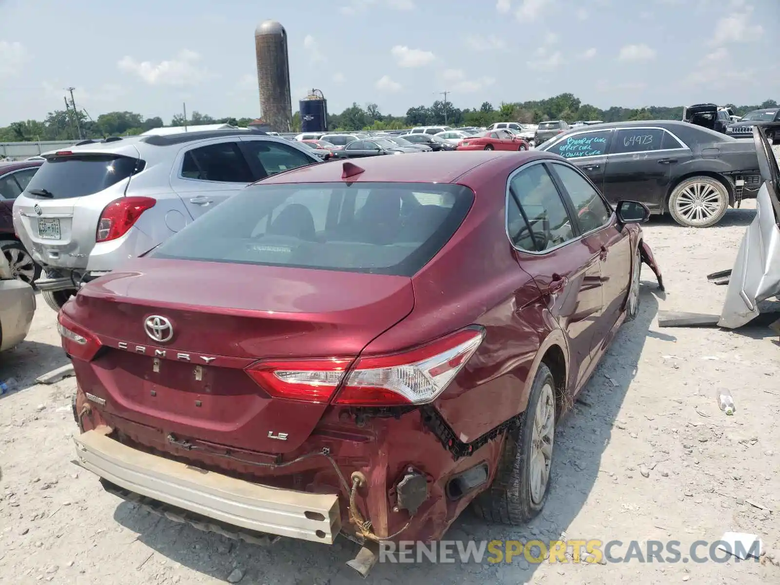 4 Photograph of a damaged car 4T1B11HK9KU716243 TOYOTA CAMRY 2019