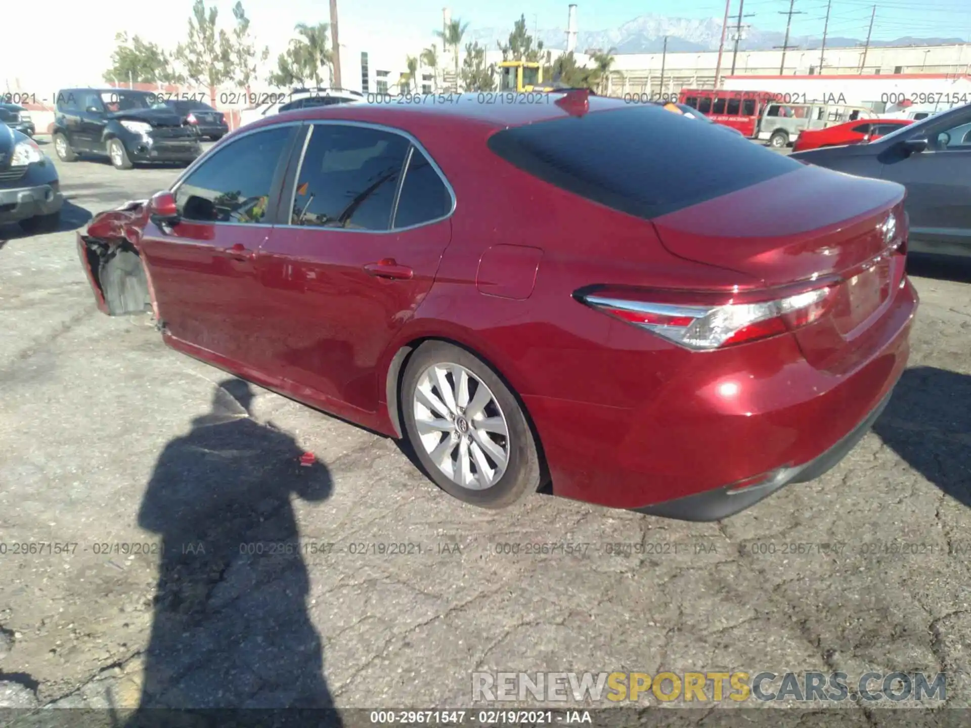 3 Photograph of a damaged car 4T1B11HK9KU716274 TOYOTA CAMRY 2019