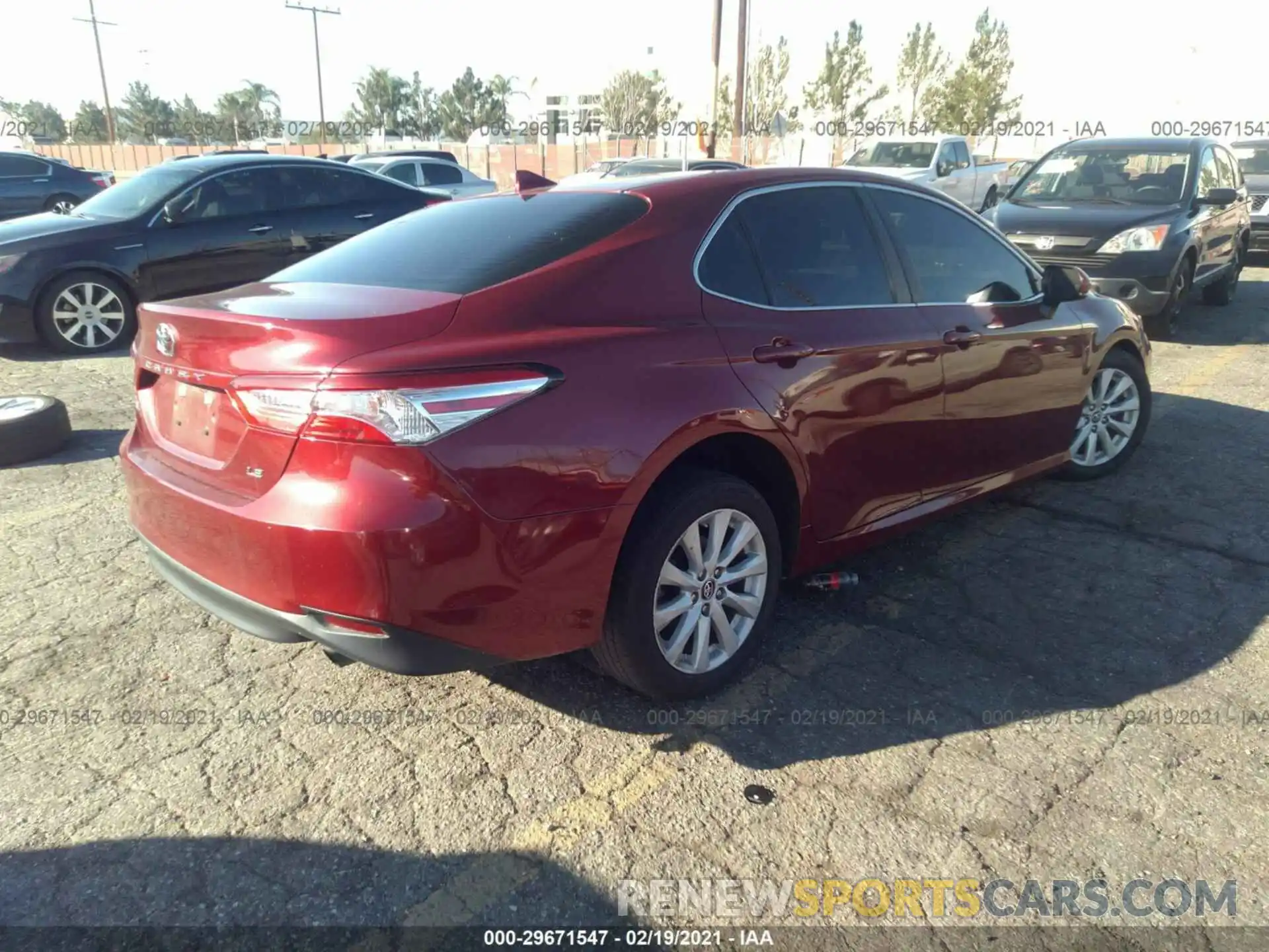 4 Photograph of a damaged car 4T1B11HK9KU716274 TOYOTA CAMRY 2019