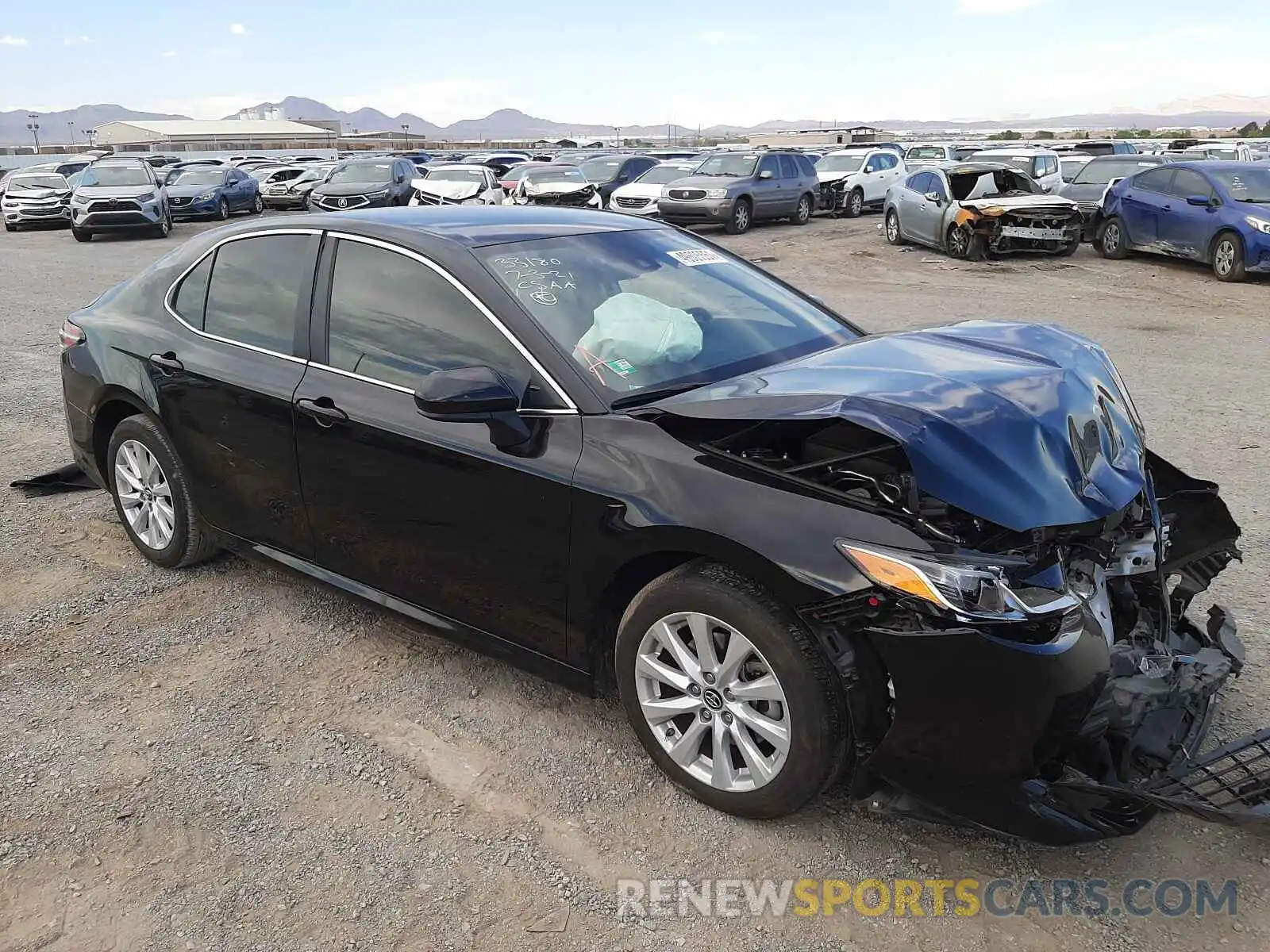 1 Photograph of a damaged car 4T1B11HK9KU716372 TOYOTA CAMRY 2019