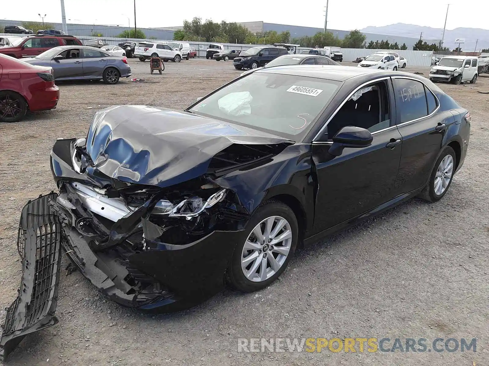 2 Photograph of a damaged car 4T1B11HK9KU716372 TOYOTA CAMRY 2019