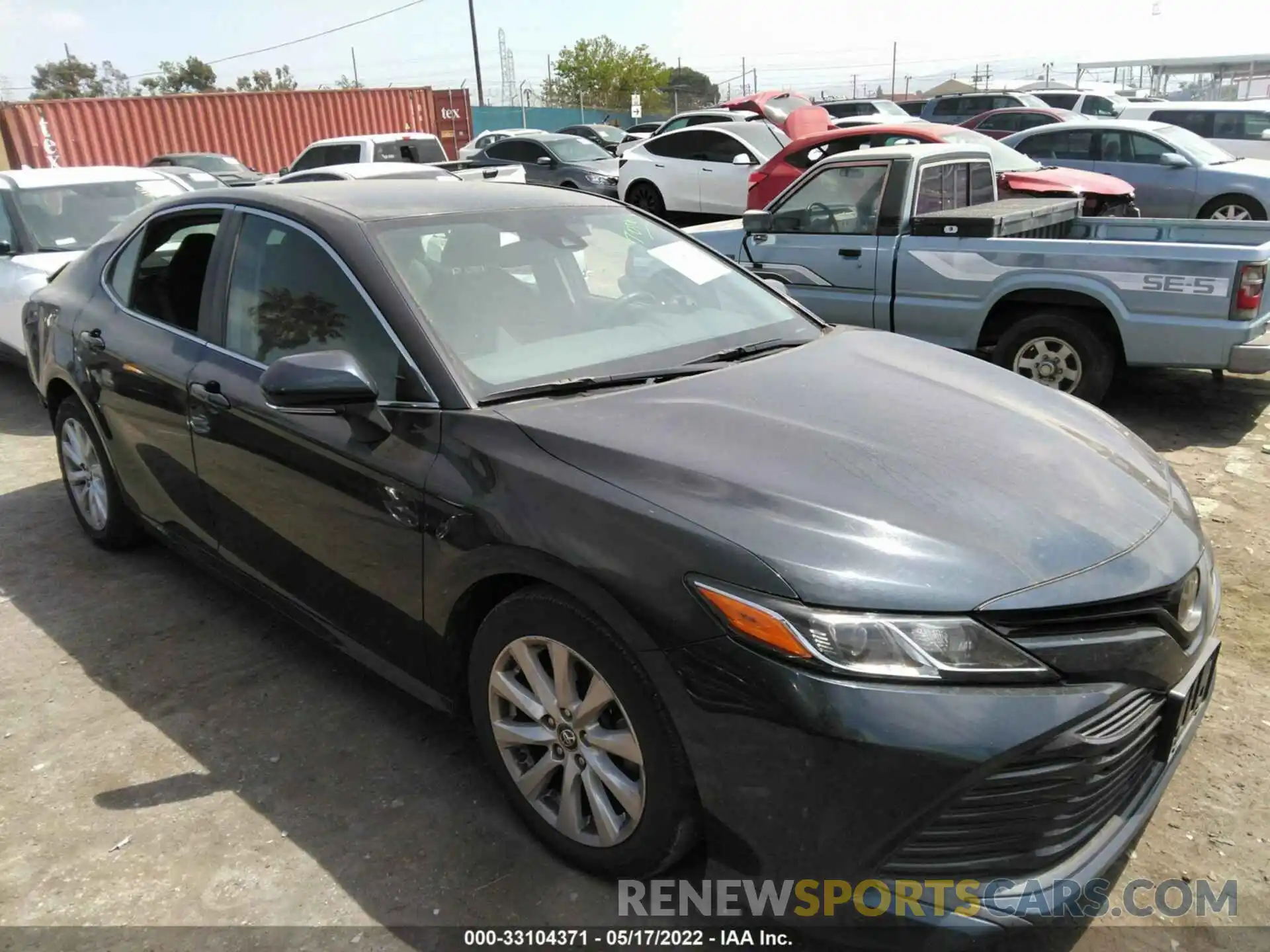 1 Photograph of a damaged car 4T1B11HK9KU717554 TOYOTA CAMRY 2019