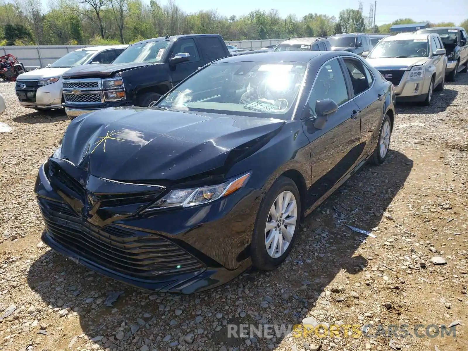 2 Photograph of a damaged car 4T1B11HK9KU717571 TOYOTA CAMRY 2019