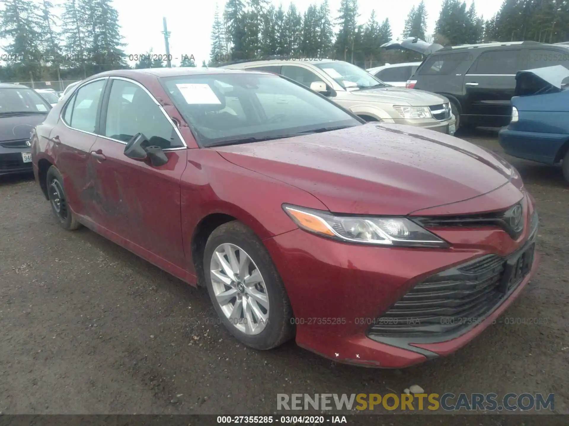 1 Photograph of a damaged car 4T1B11HK9KU717778 TOYOTA CAMRY 2019