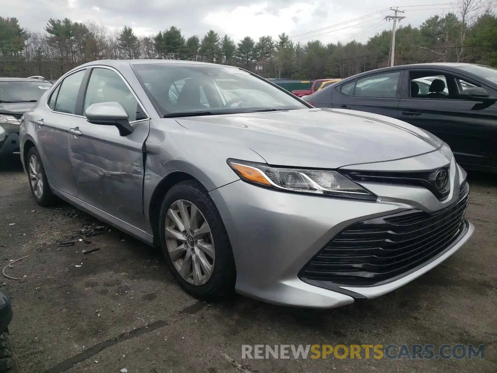 1 Photograph of a damaged car 4T1B11HK9KU718543 TOYOTA CAMRY 2019