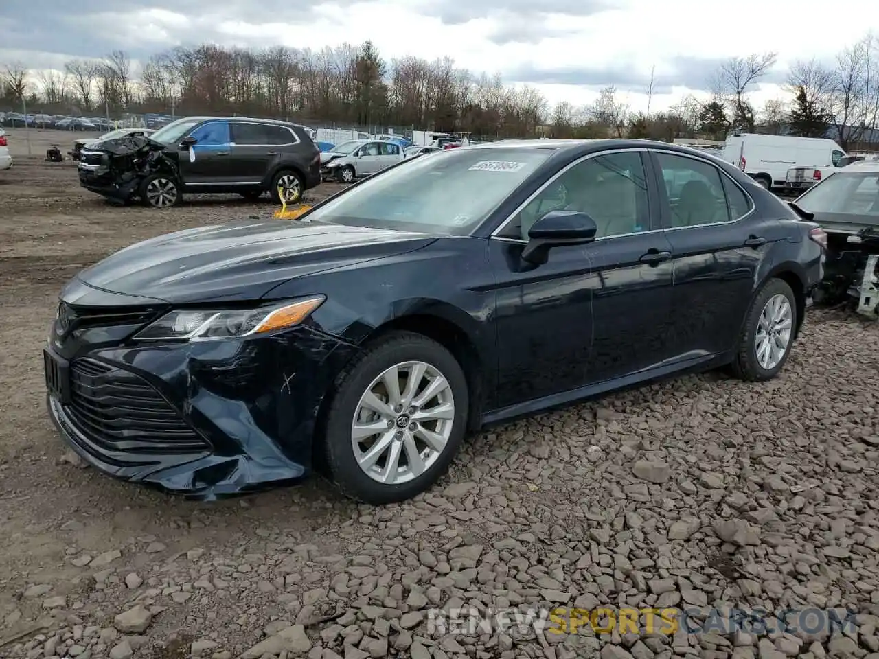 1 Photograph of a damaged car 4T1B11HK9KU719546 TOYOTA CAMRY 2019