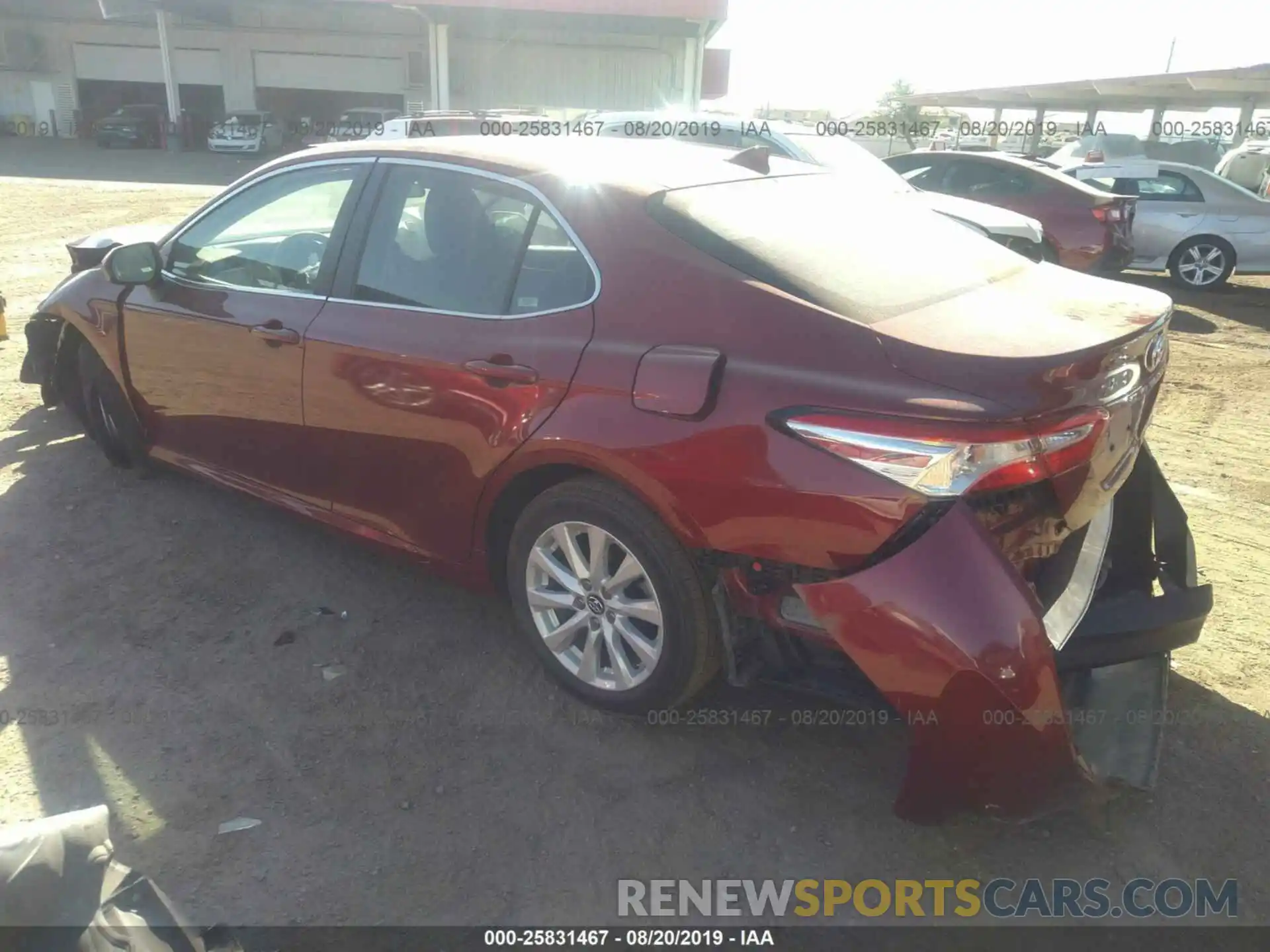 3 Photograph of a damaged car 4T1B11HK9KU720566 TOYOTA CAMRY 2019