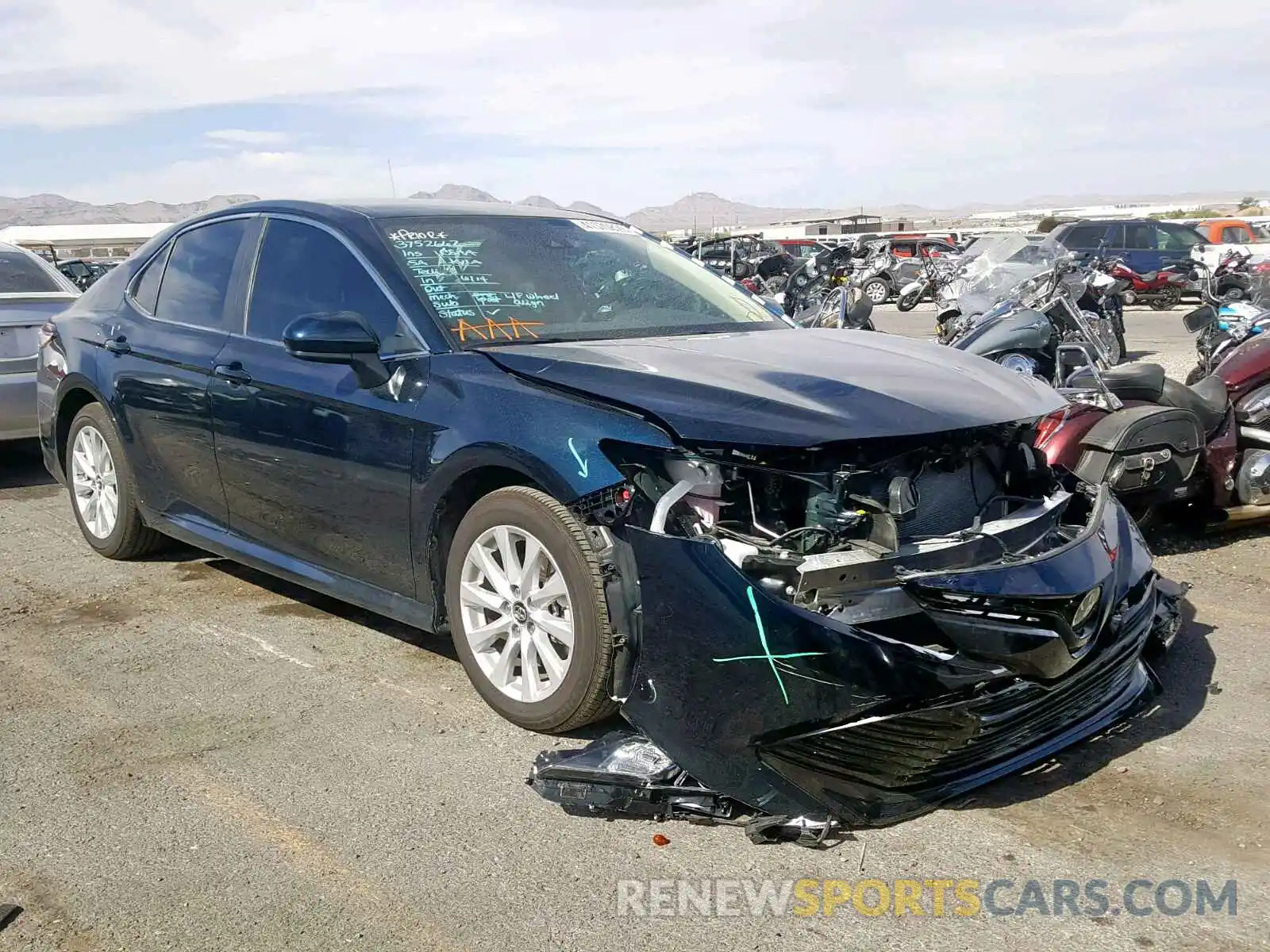 1 Photograph of a damaged car 4T1B11HK9KU721815 TOYOTA CAMRY 2019