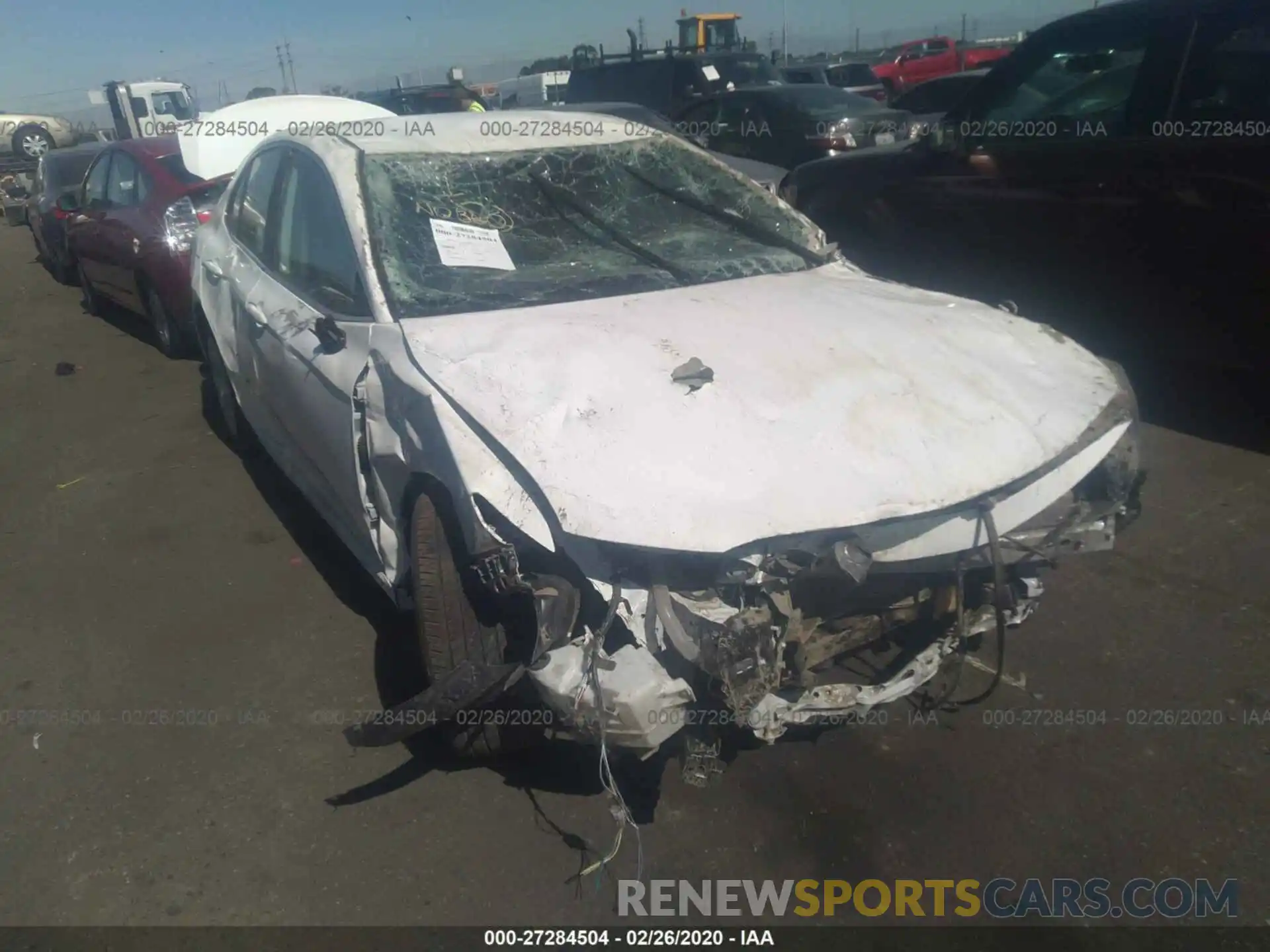 1 Photograph of a damaged car 4T1B11HK9KU722544 TOYOTA CAMRY 2019