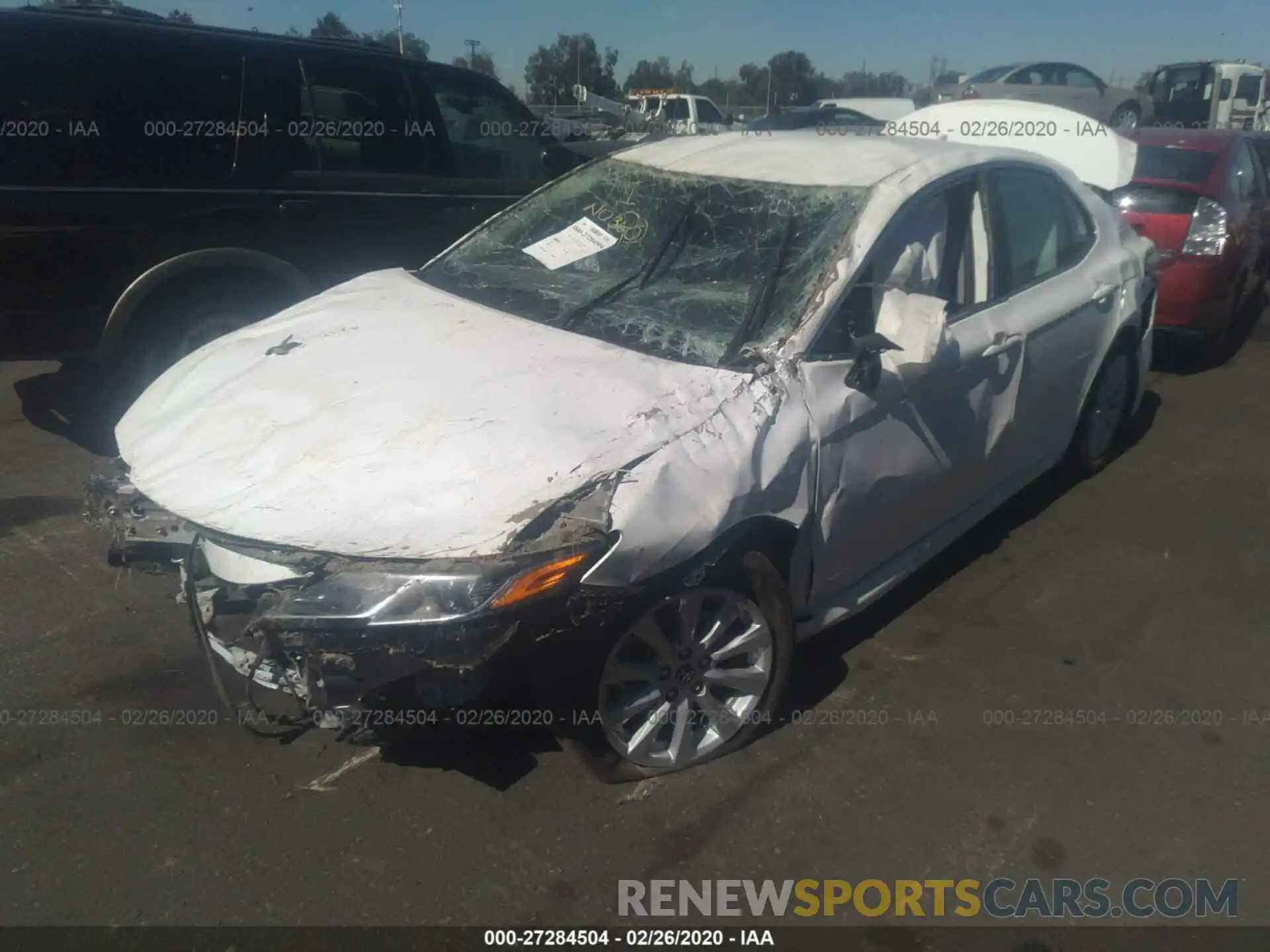 2 Photograph of a damaged car 4T1B11HK9KU722544 TOYOTA CAMRY 2019