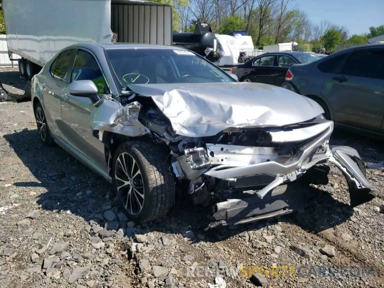 1 Photograph of a damaged car 4T1B11HK9KU722835 TOYOTA CAMRY 2019