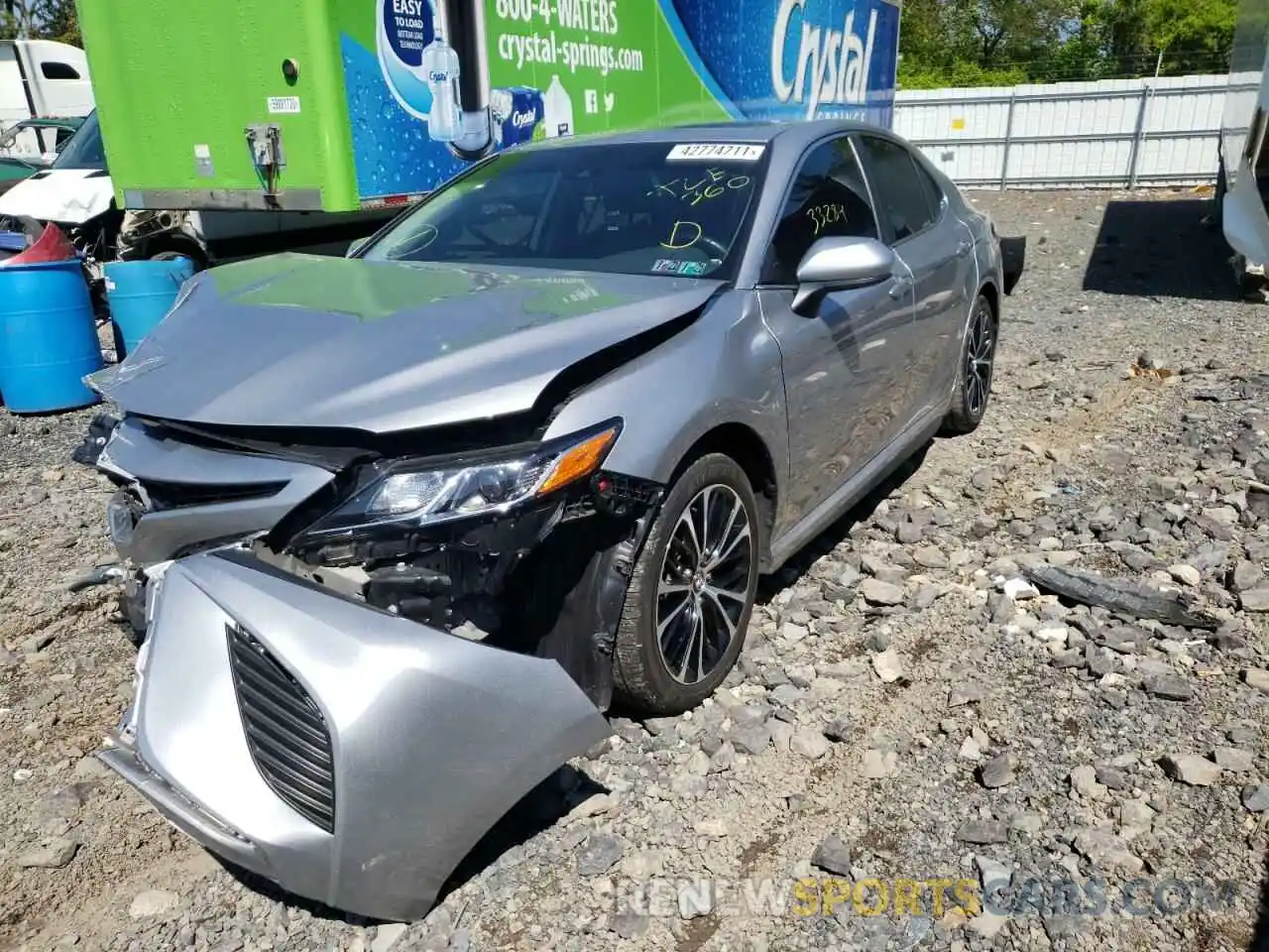 2 Photograph of a damaged car 4T1B11HK9KU722835 TOYOTA CAMRY 2019