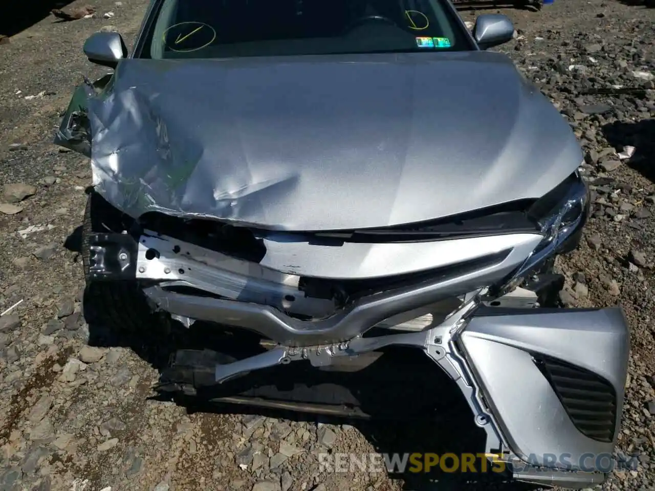 7 Photograph of a damaged car 4T1B11HK9KU722835 TOYOTA CAMRY 2019