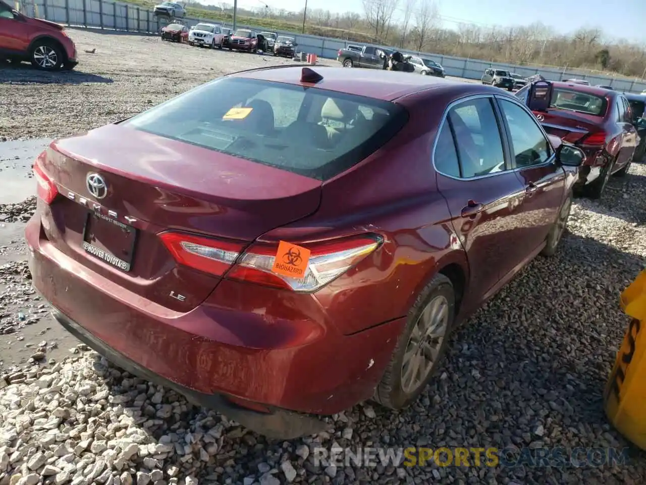 4 Photograph of a damaged car 4T1B11HK9KU723550 TOYOTA CAMRY 2019