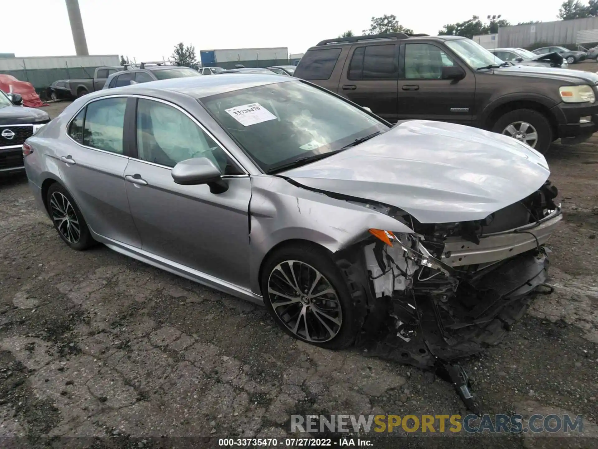 1 Photograph of a damaged car 4T1B11HK9KU725279 TOYOTA CAMRY 2019