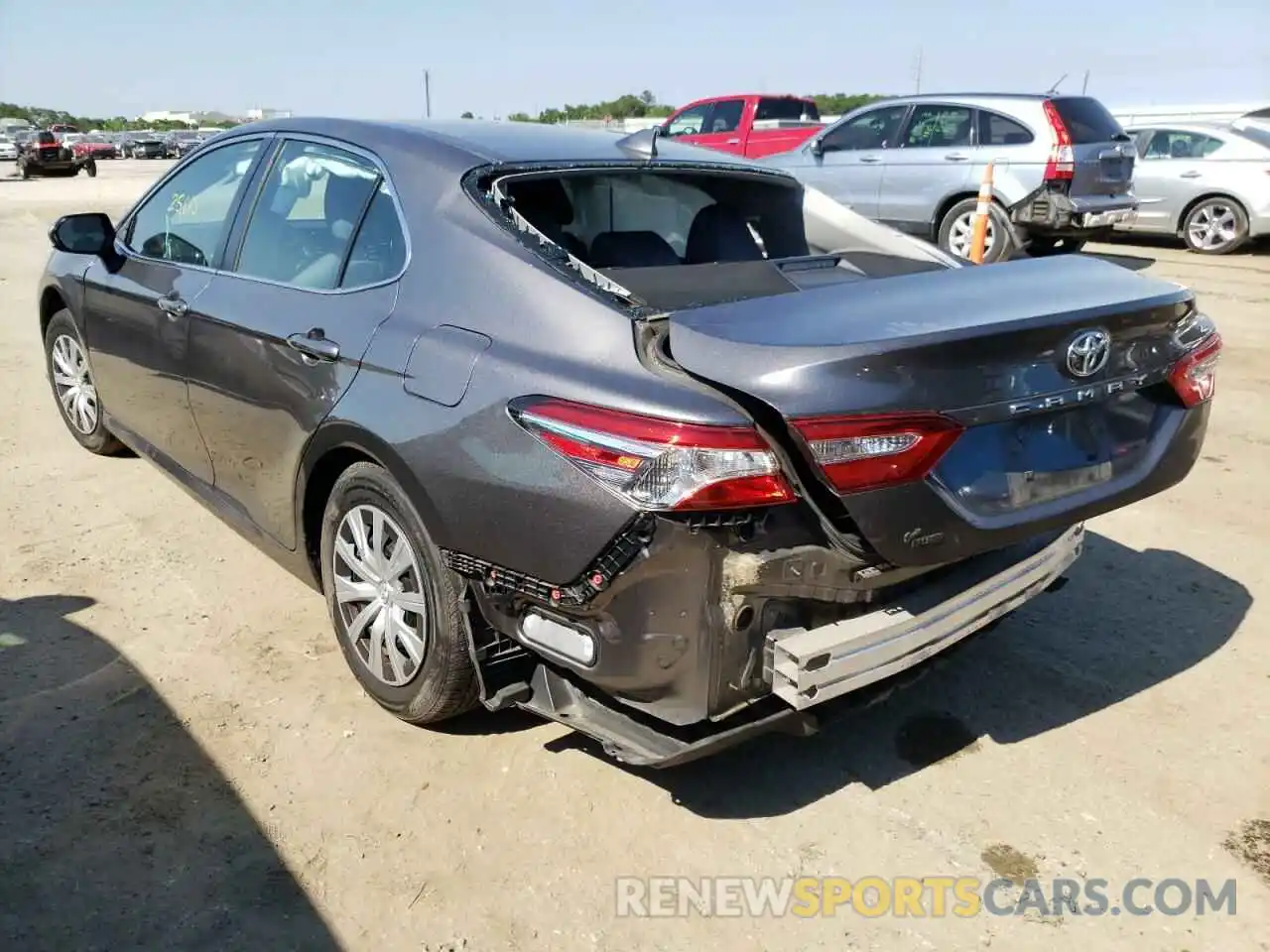 3 Photograph of a damaged car 4T1B11HK9KU725797 TOYOTA CAMRY 2019