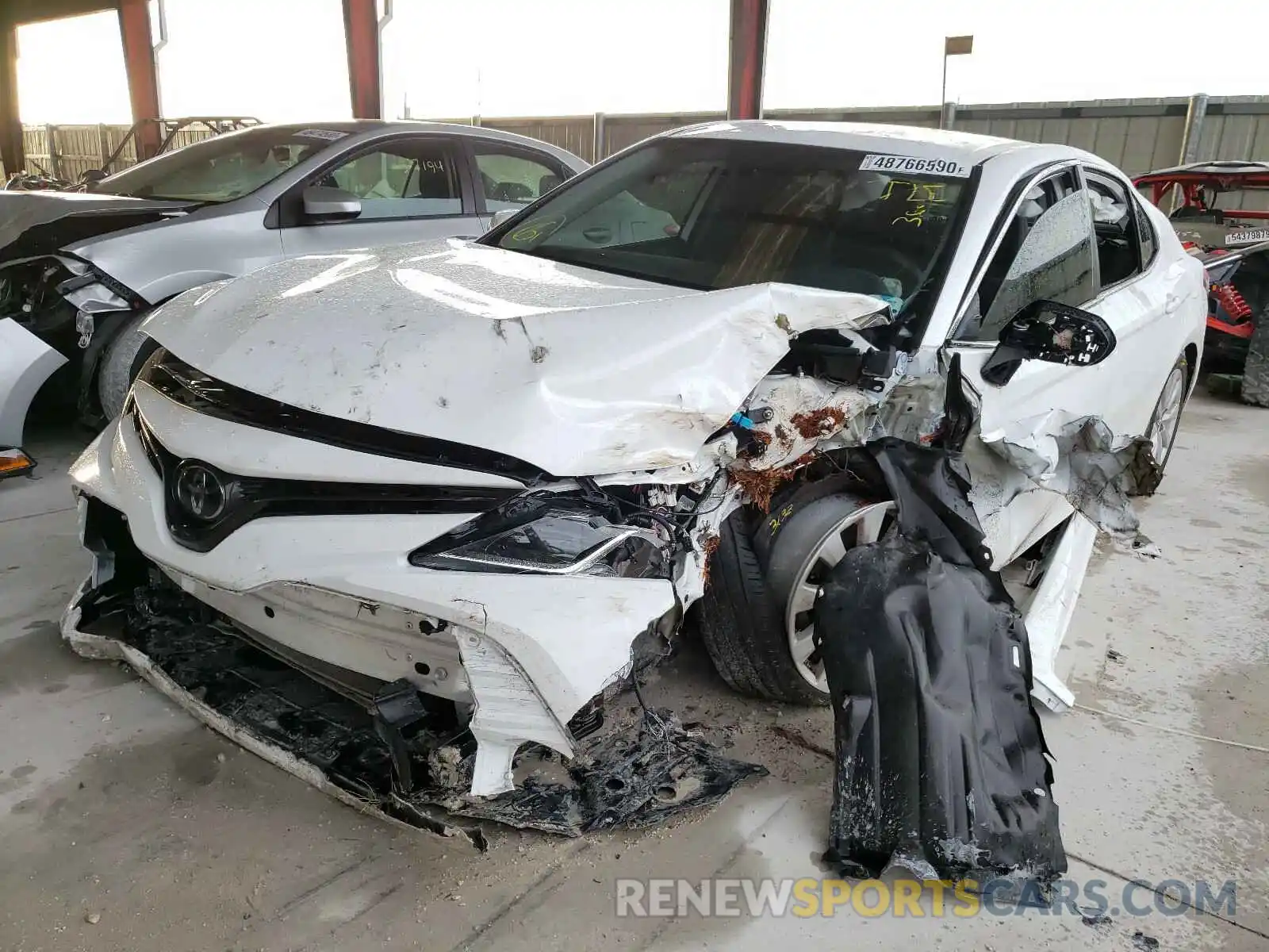 2 Photograph of a damaged car 4T1B11HK9KU726500 TOYOTA CAMRY 2019
