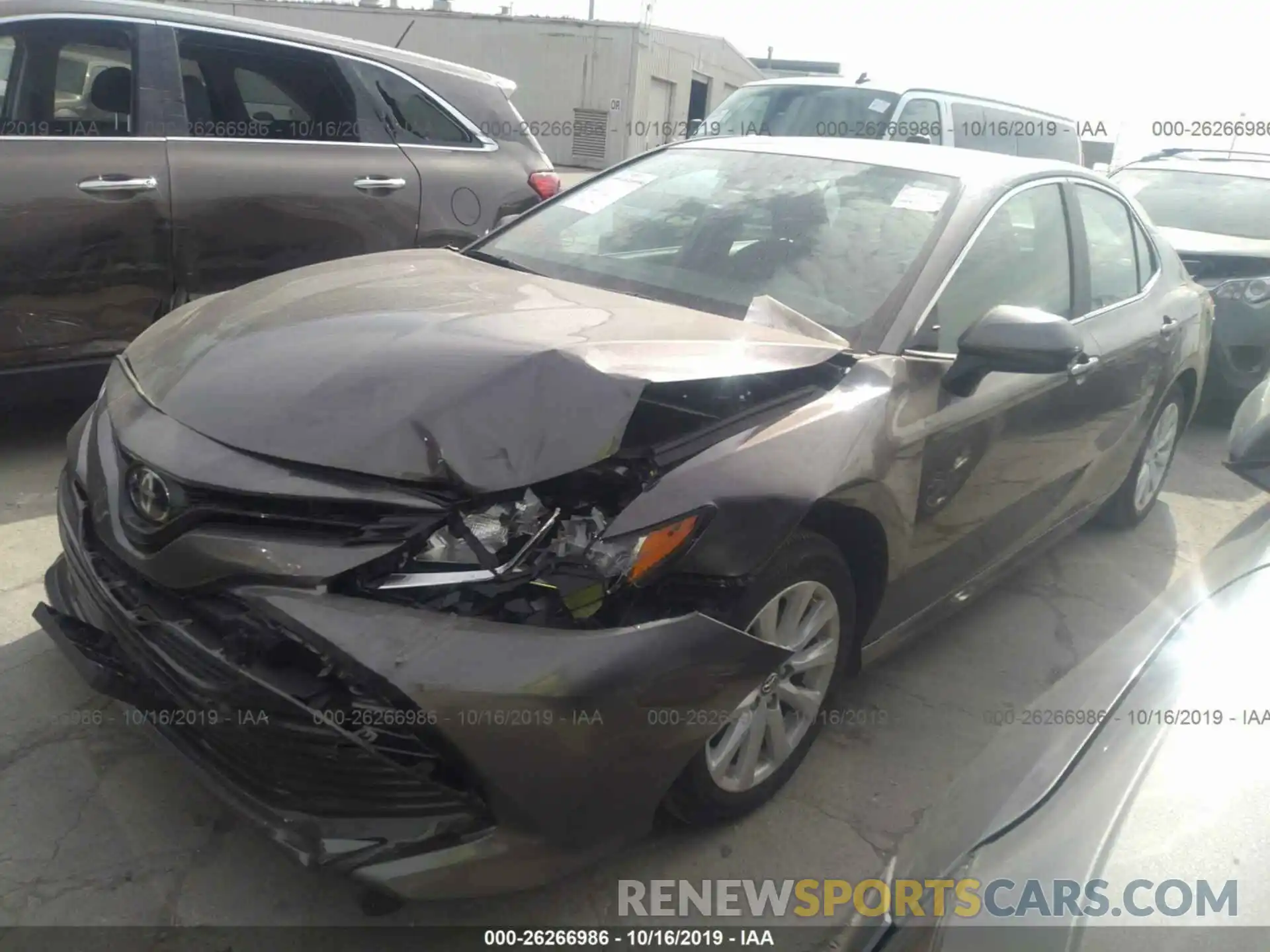 2 Photograph of a damaged car 4T1B11HK9KU730076 TOYOTA CAMRY 2019