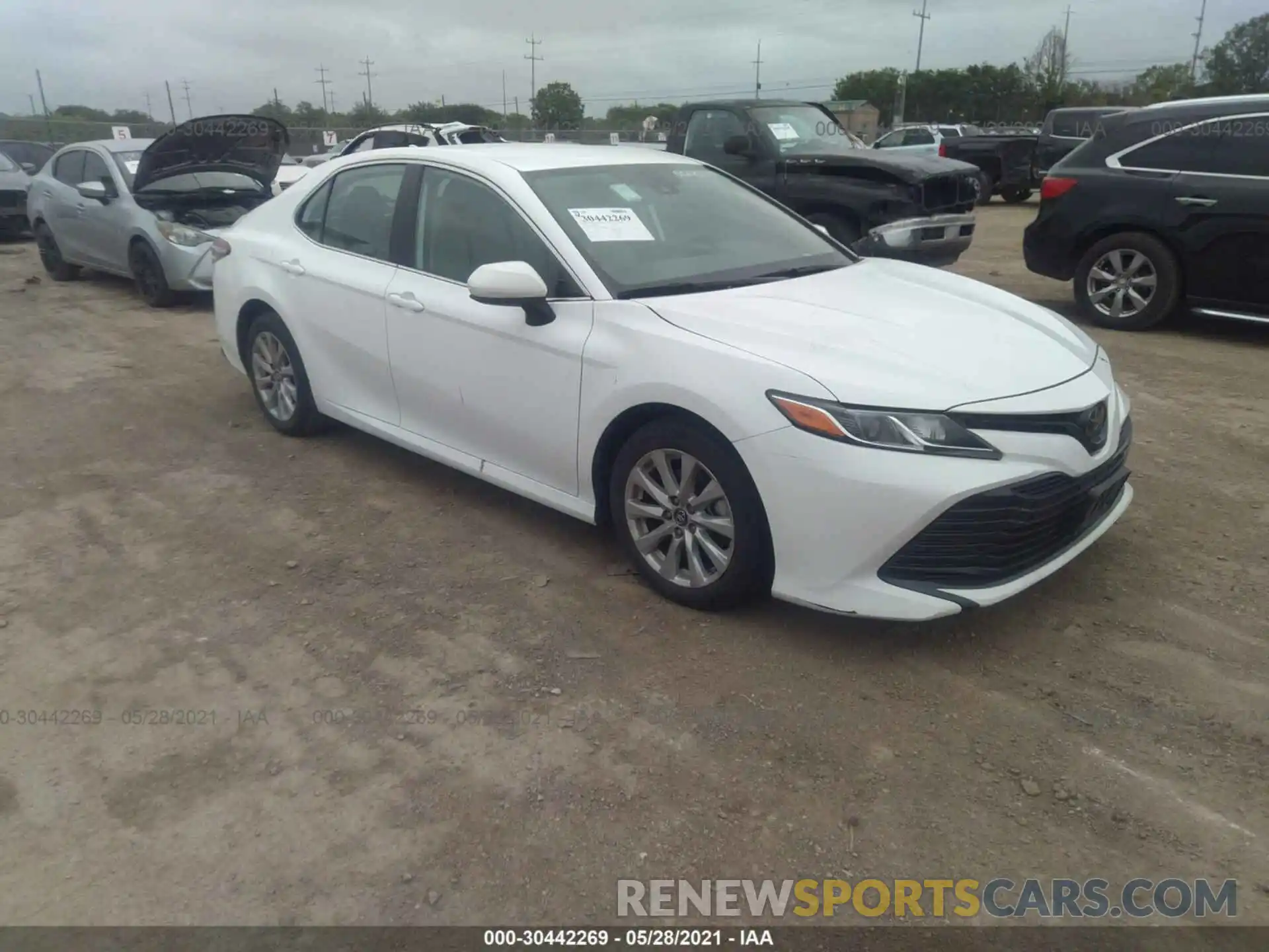 1 Photograph of a damaged car 4T1B11HK9KU730126 TOYOTA CAMRY 2019