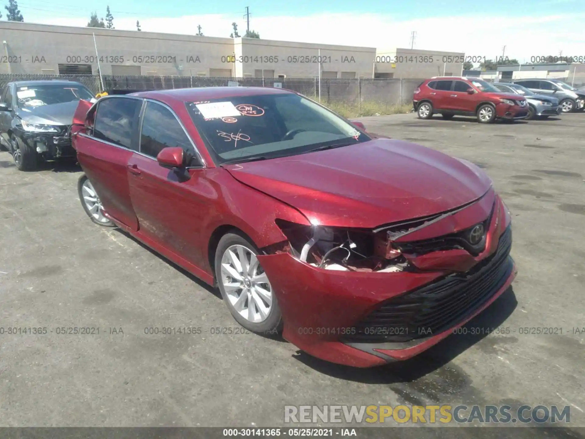 1 Photograph of a damaged car 4T1B11HK9KU730739 TOYOTA CAMRY 2019