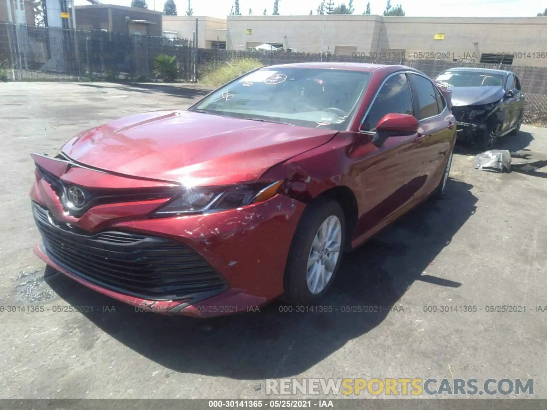 2 Photograph of a damaged car 4T1B11HK9KU730739 TOYOTA CAMRY 2019