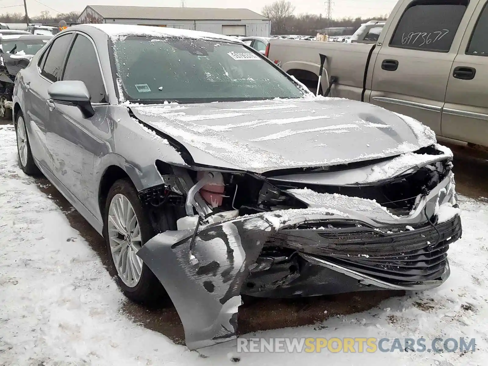 1 Photograph of a damaged car 4T1B11HK9KU732426 TOYOTA CAMRY 2019