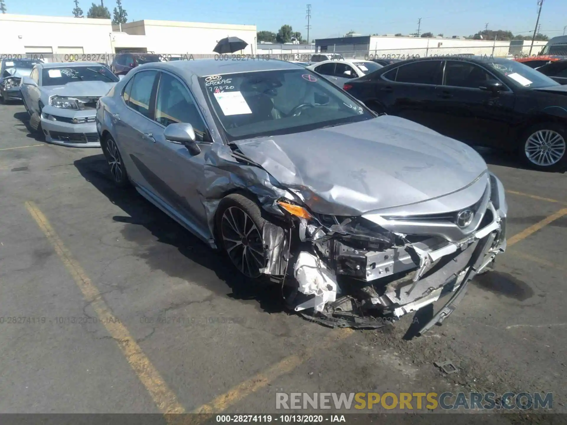 1 Photograph of a damaged car 4T1B11HK9KU735939 TOYOTA CAMRY 2019