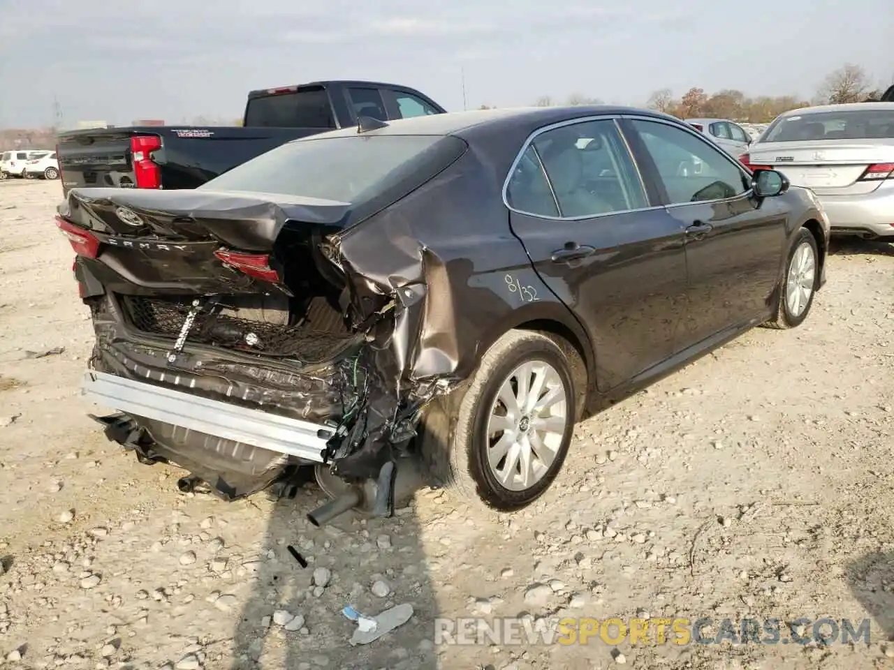 4 Photograph of a damaged car 4T1B11HK9KU737724 TOYOTA CAMRY 2019