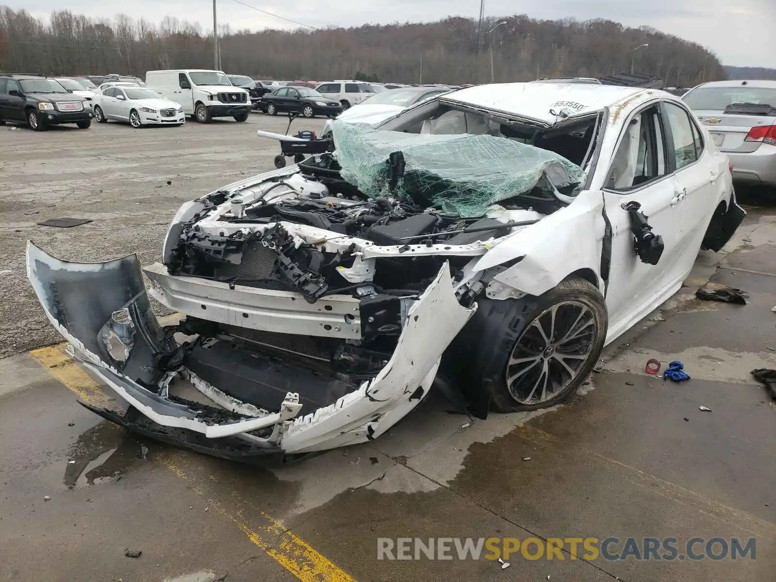 2 Photograph of a damaged car 4T1B11HK9KU738680 TOYOTA CAMRY 2019