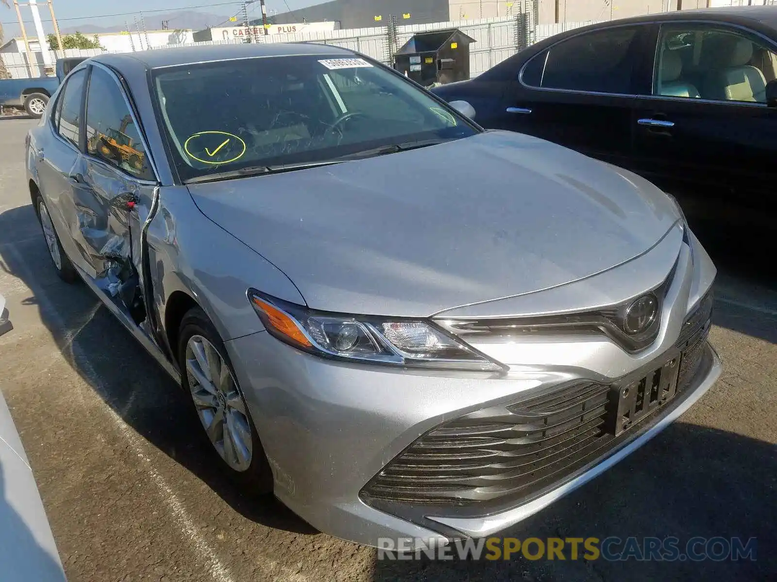 1 Photograph of a damaged car 4T1B11HK9KU738713 TOYOTA CAMRY 2019