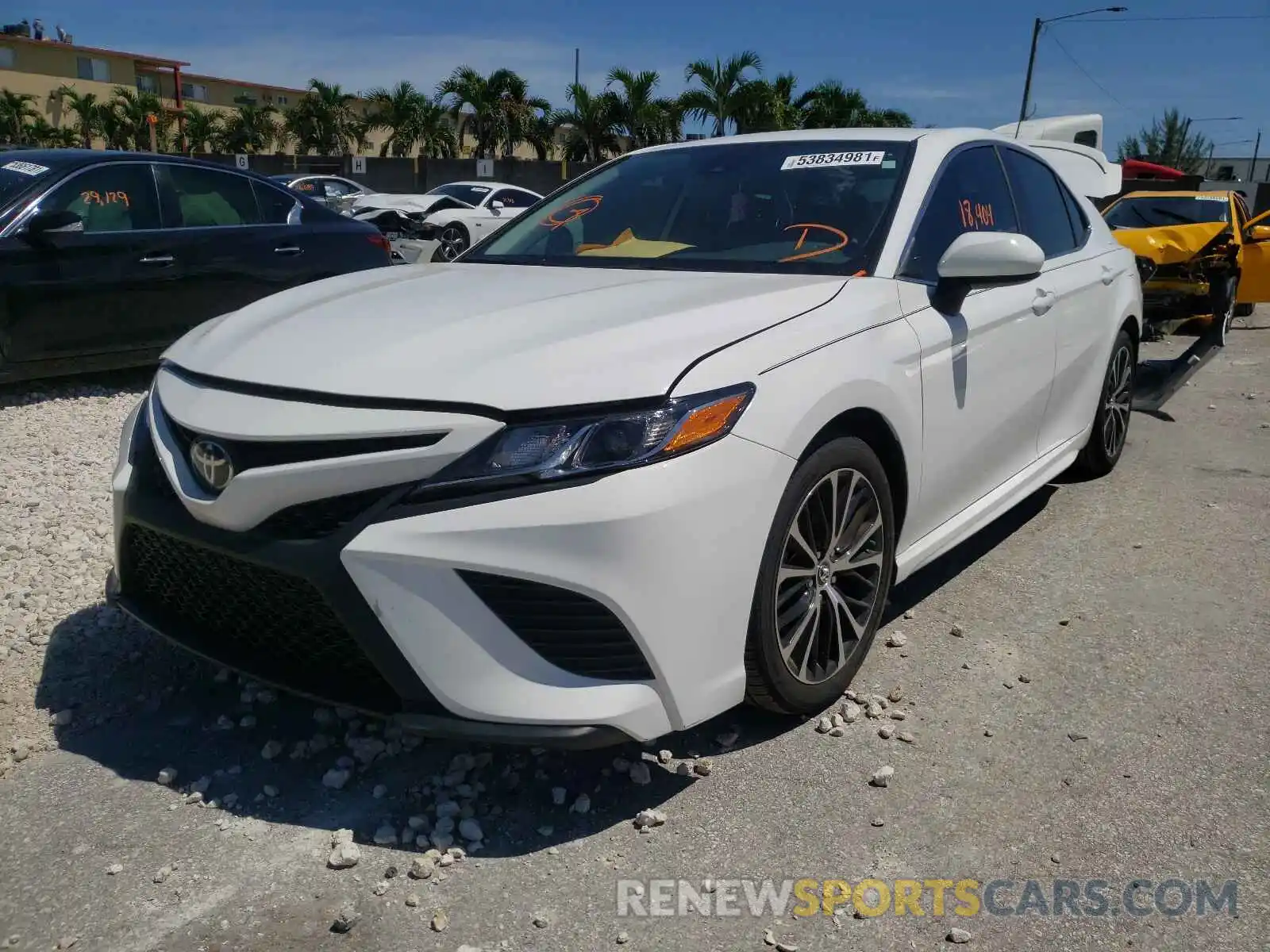 2 Photograph of a damaged car 4T1B11HK9KU739392 TOYOTA CAMRY 2019